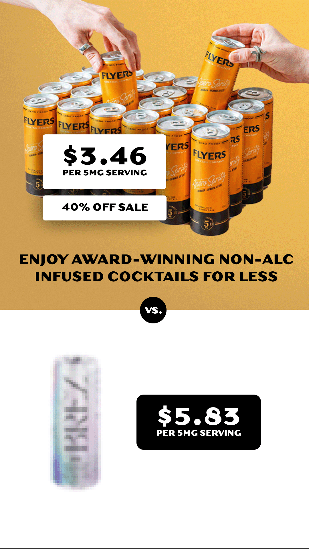 Discover Flyers Zero Proof Cocktails Facebook ad from Aug 17, 2026