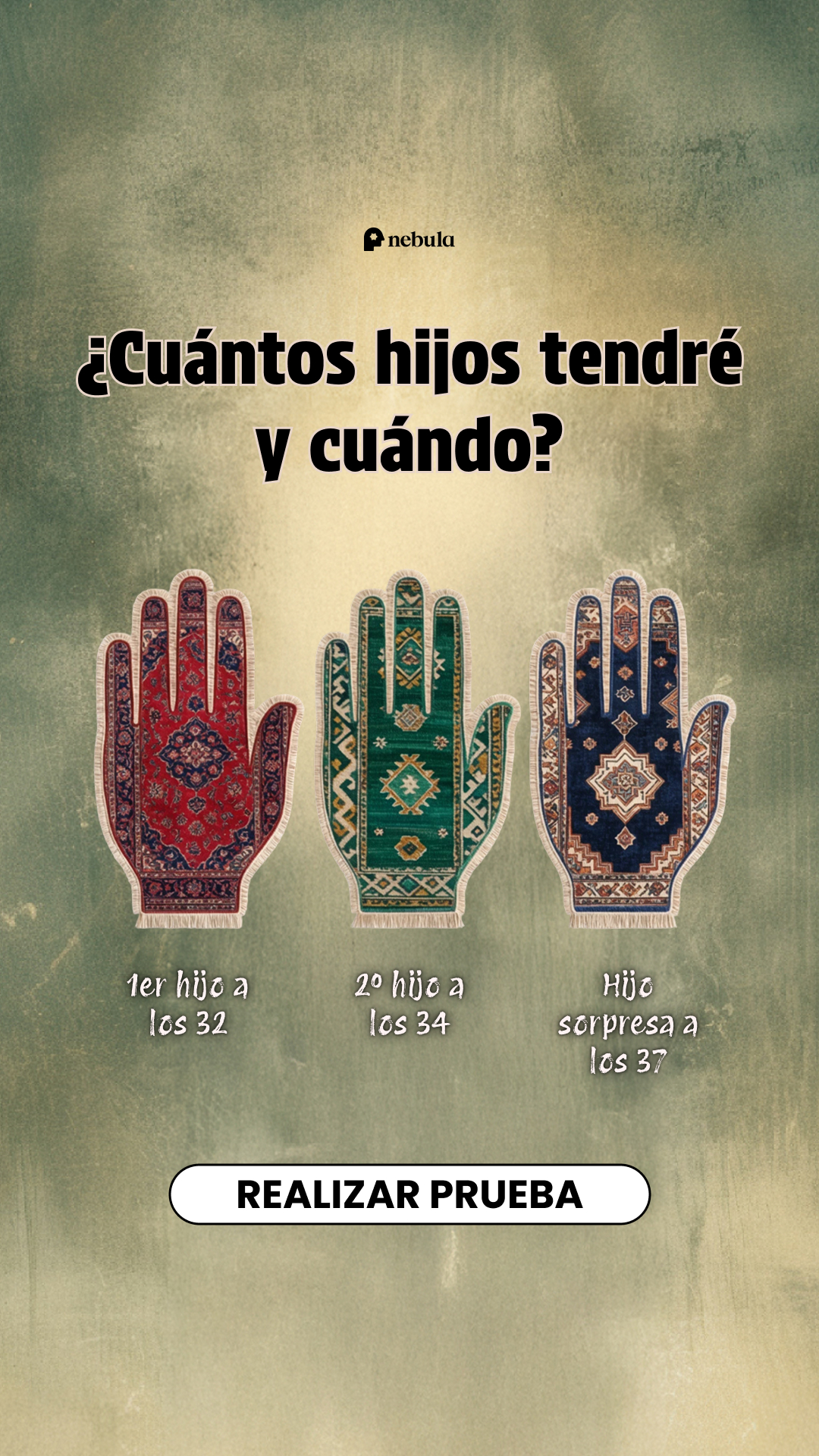 Nebula: Palm Reading Facebook ad
