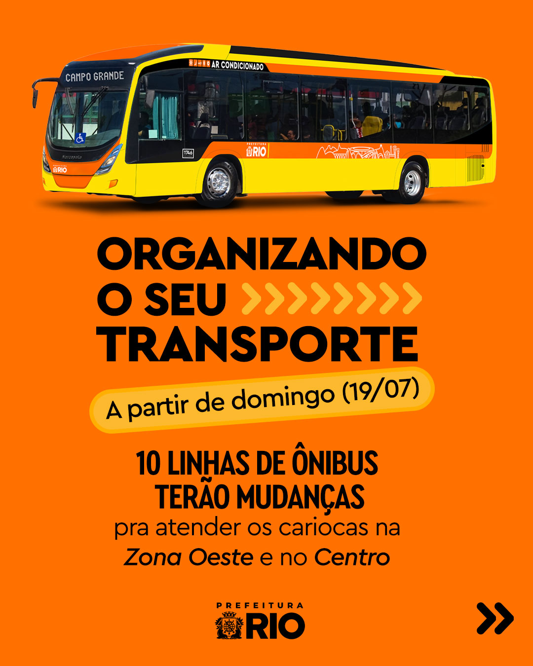 Prefeitura do Rio de Janeiro Facebook ad: Novos caminhos pra você ir mais longe!