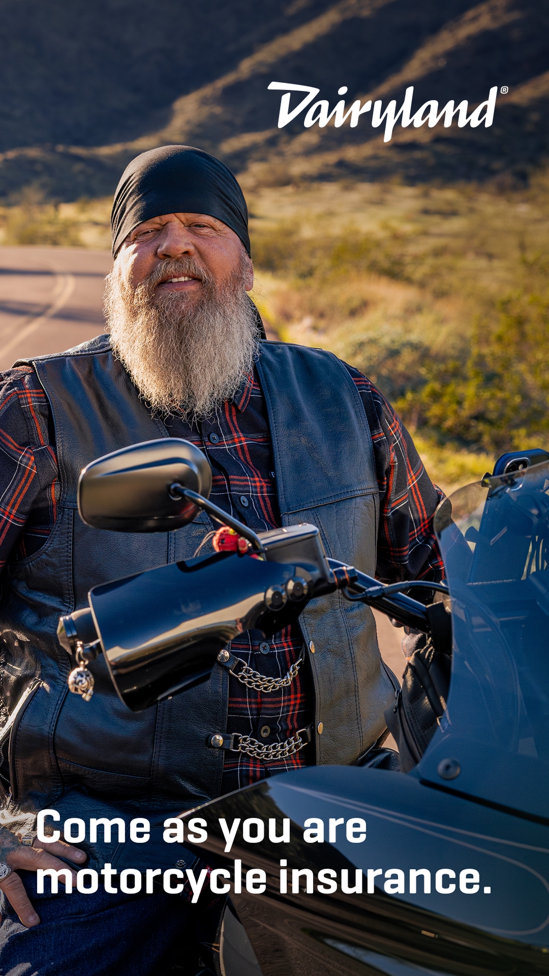 Dairyland Motorcycle Insurance Facebook ad