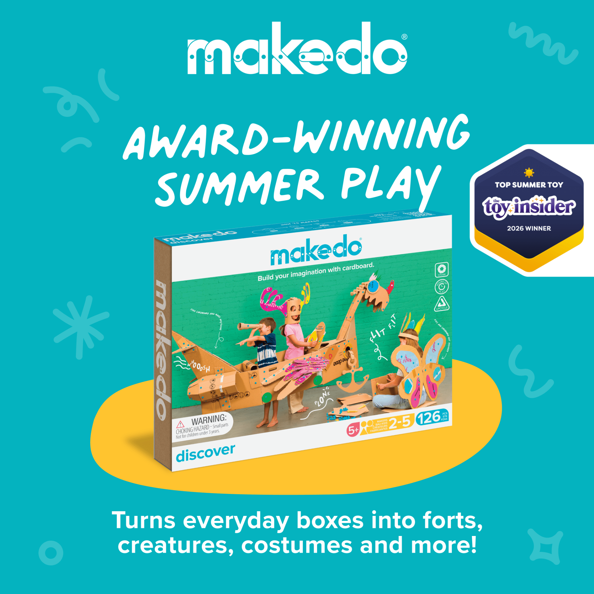 Makedo Facebook ad: Free Shipping Available