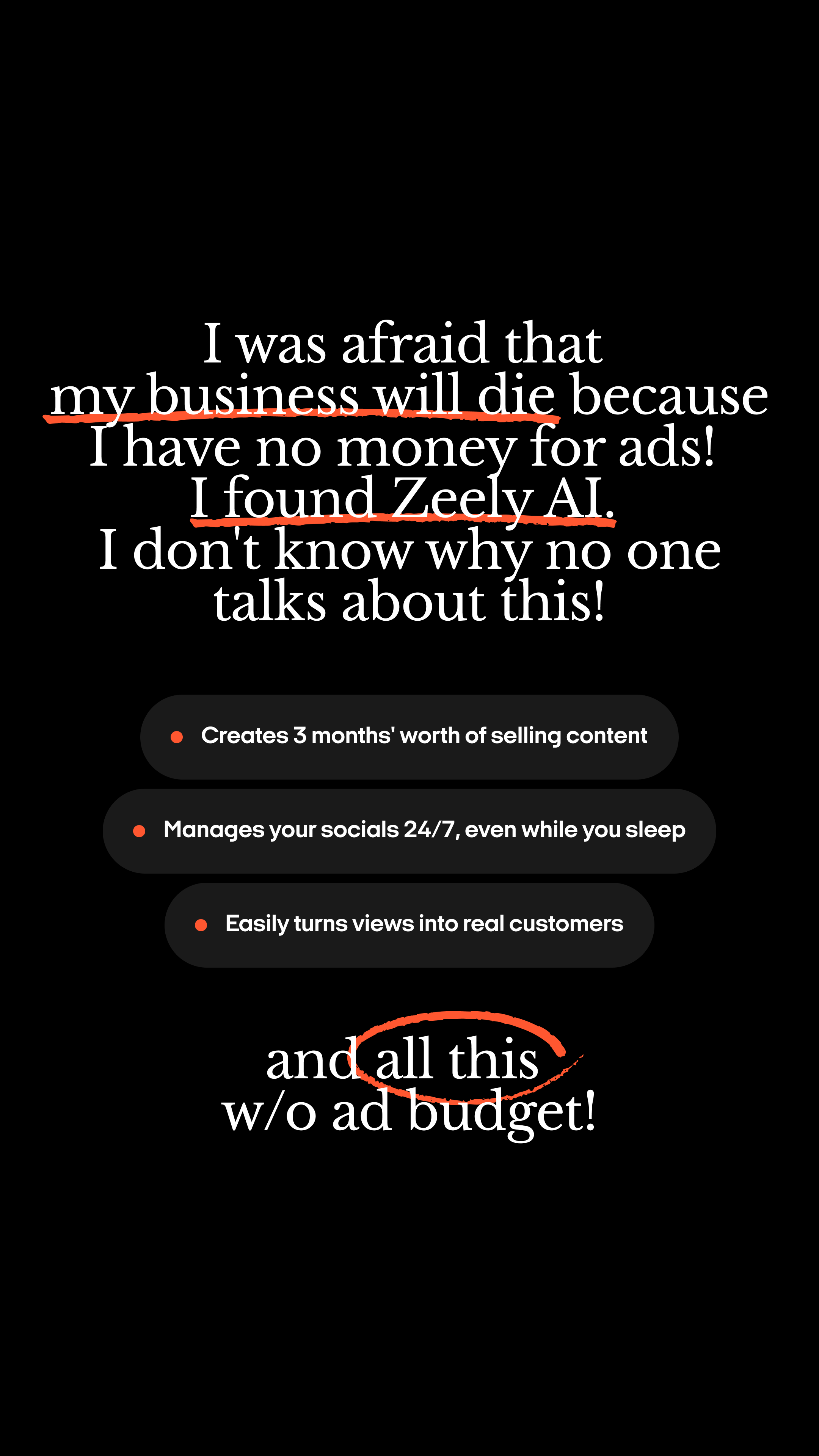 Zeely Facebook ad
