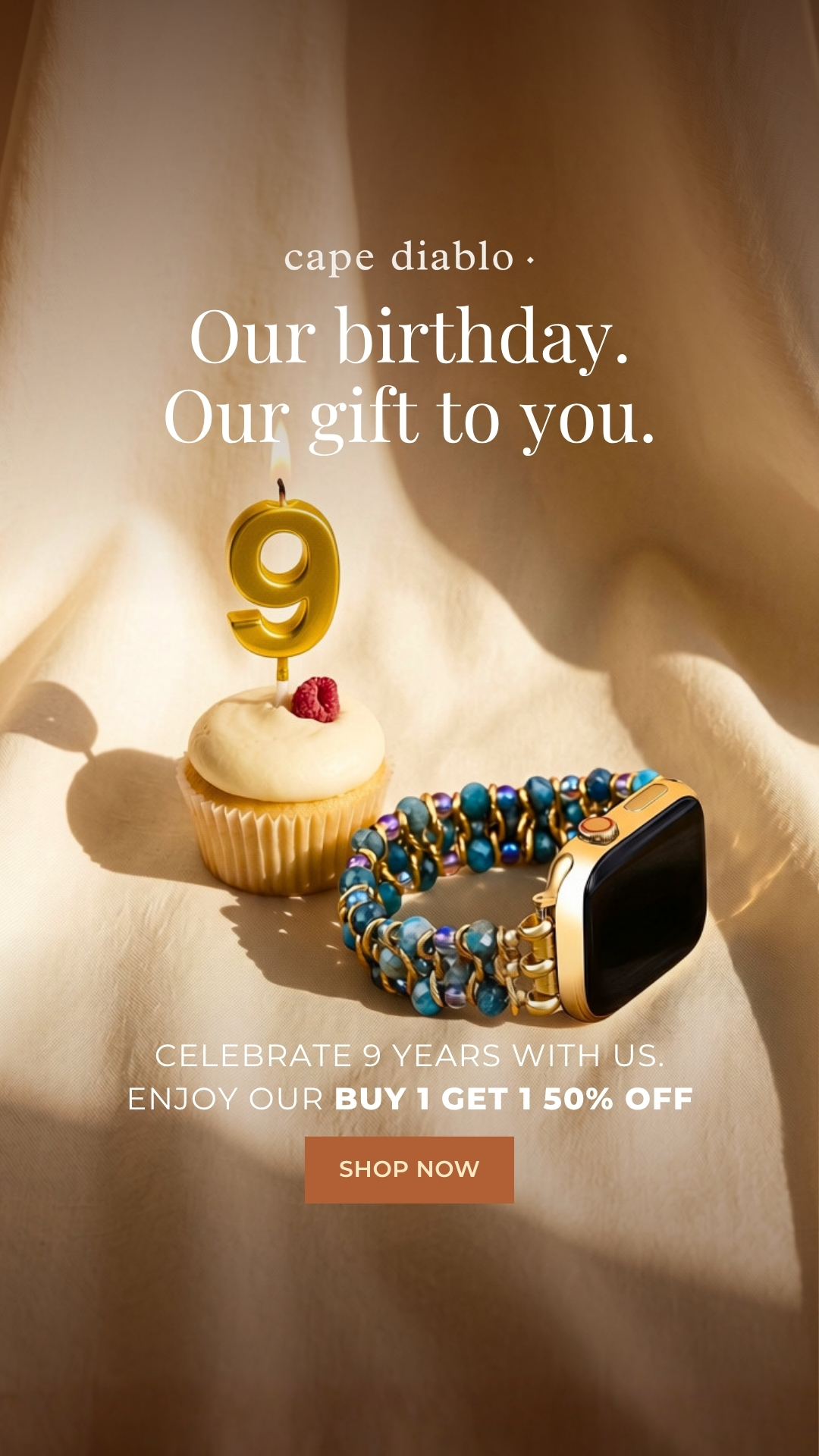 Cape Diablo Facebook ad: BUY 1, GET THE 2ND 50% OFF