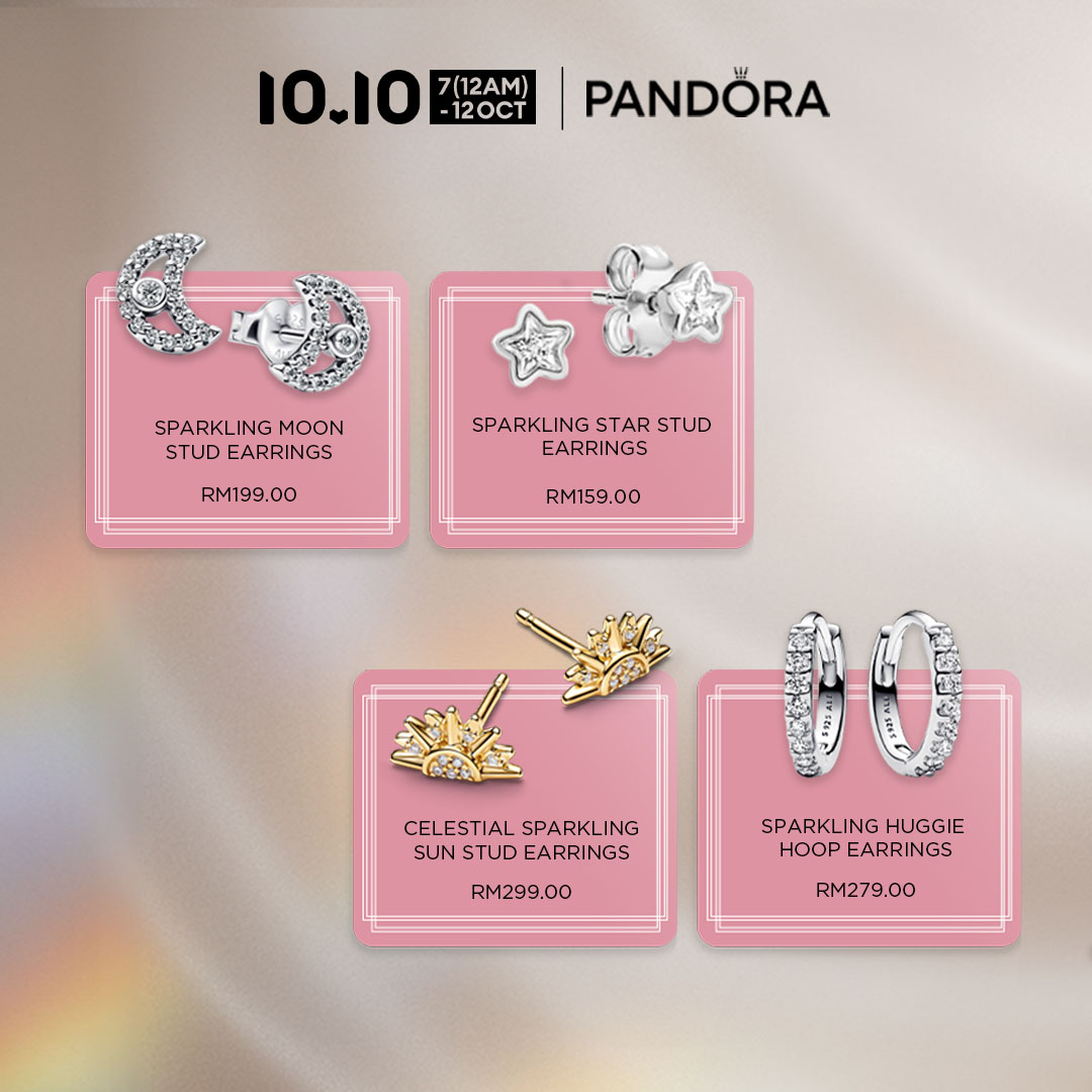 Pandora Facebook ad: Shine Bright with Celestial Charm