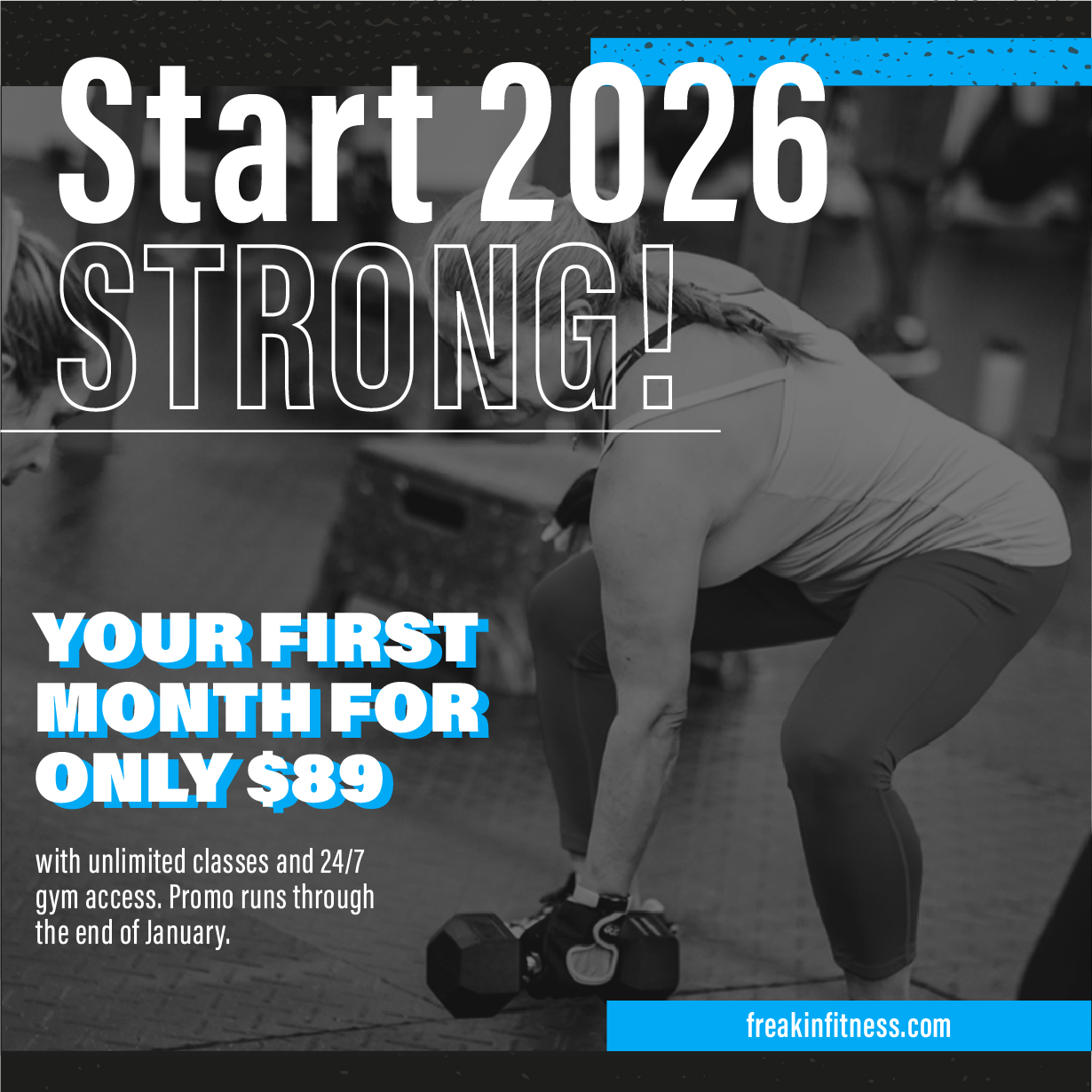 Freakin Fitness Weston Facebook ad