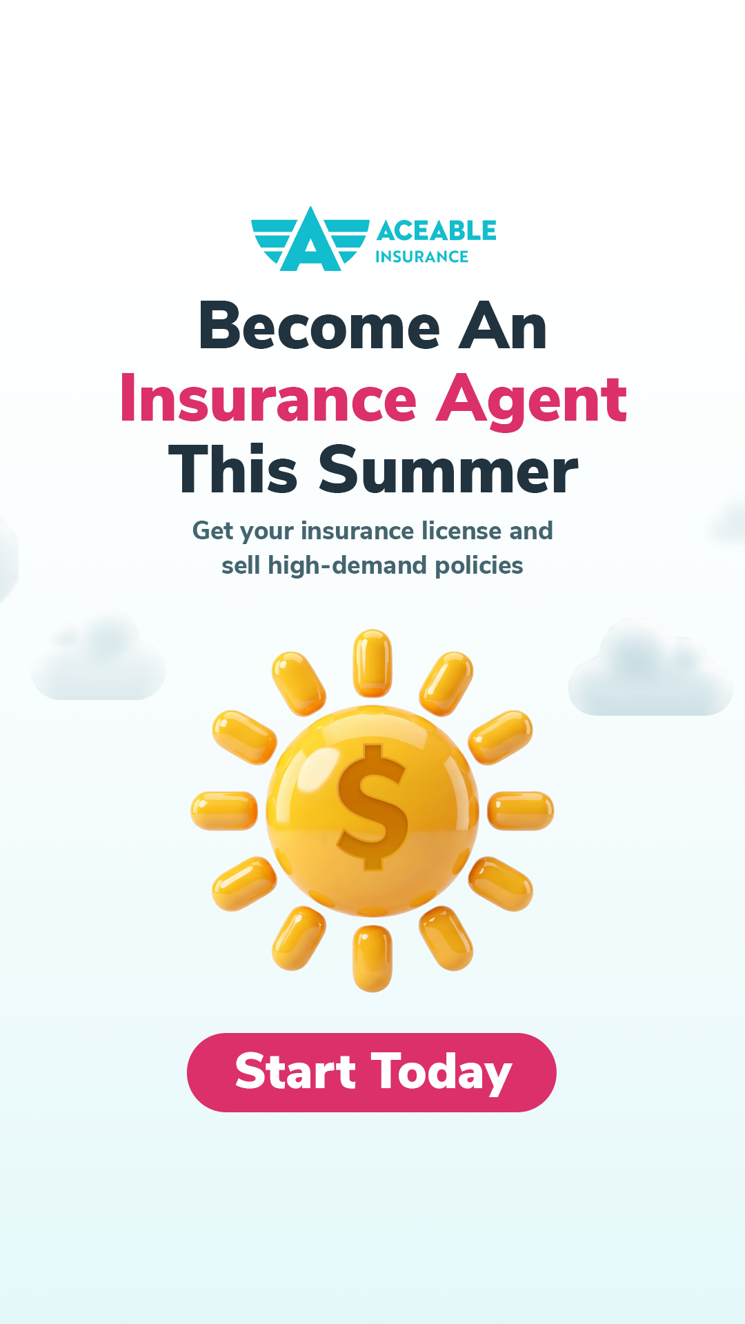 Aceable Insurance Facebook ad