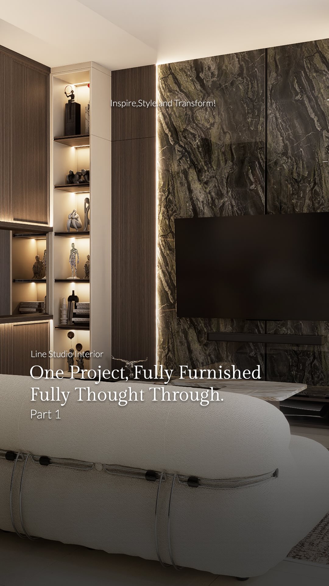 Line Interior Facebook ad: Project full furnished di Summarecon Bandung