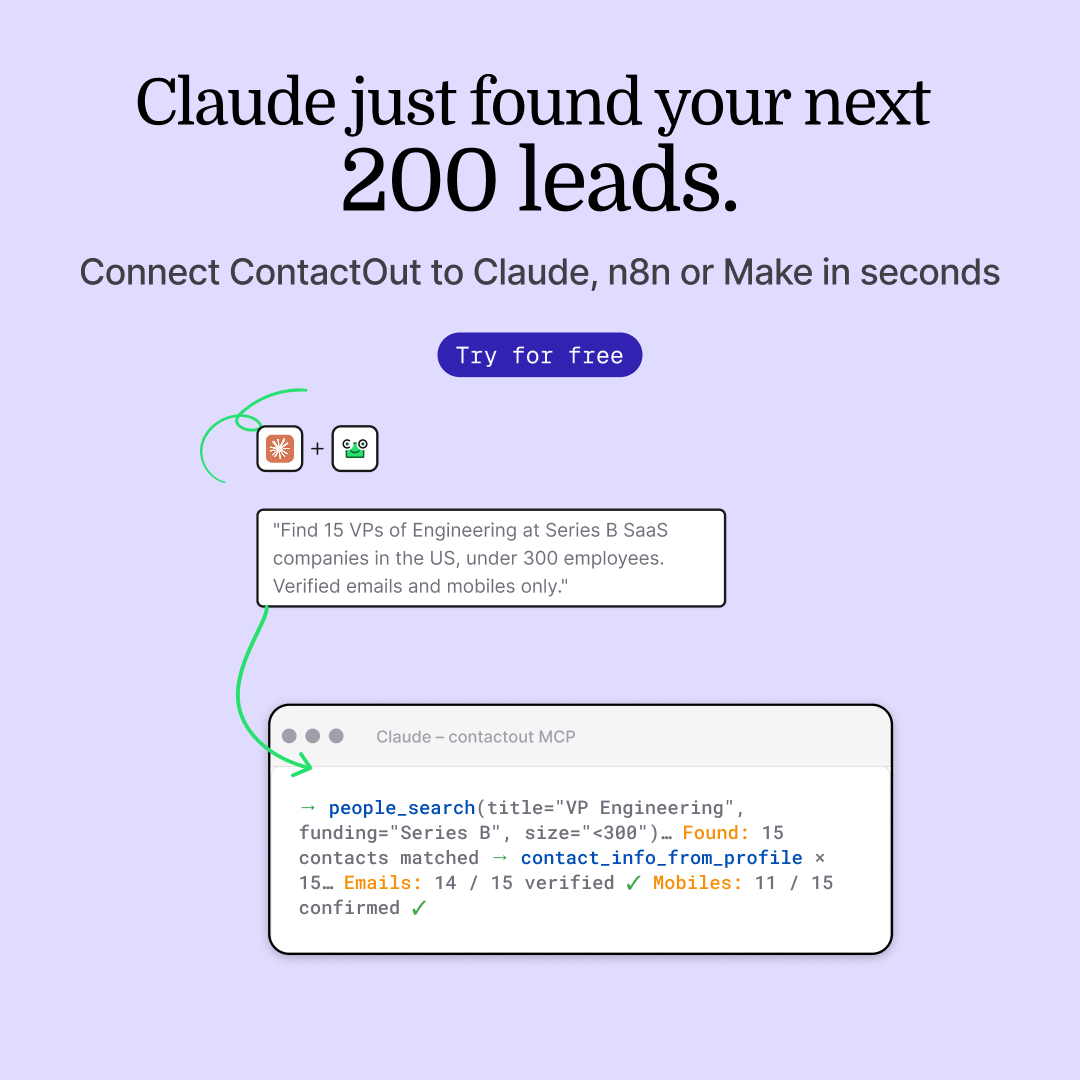 ContactOut Facebook ad