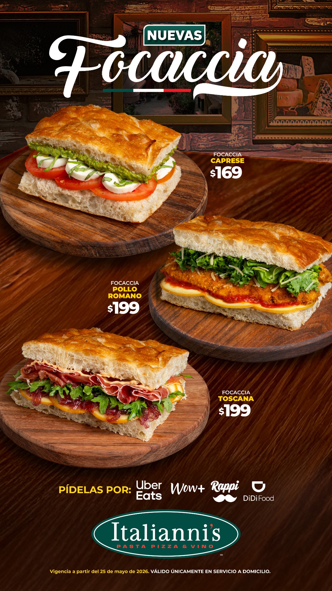 Italianni's Facebook ad from Jun 19, 2026