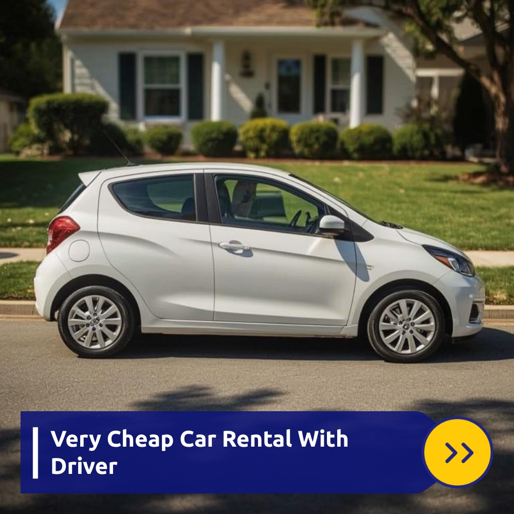 Idyllic Reads Deluxe Facebook ad: Very Cheap Car Rental With Driver.