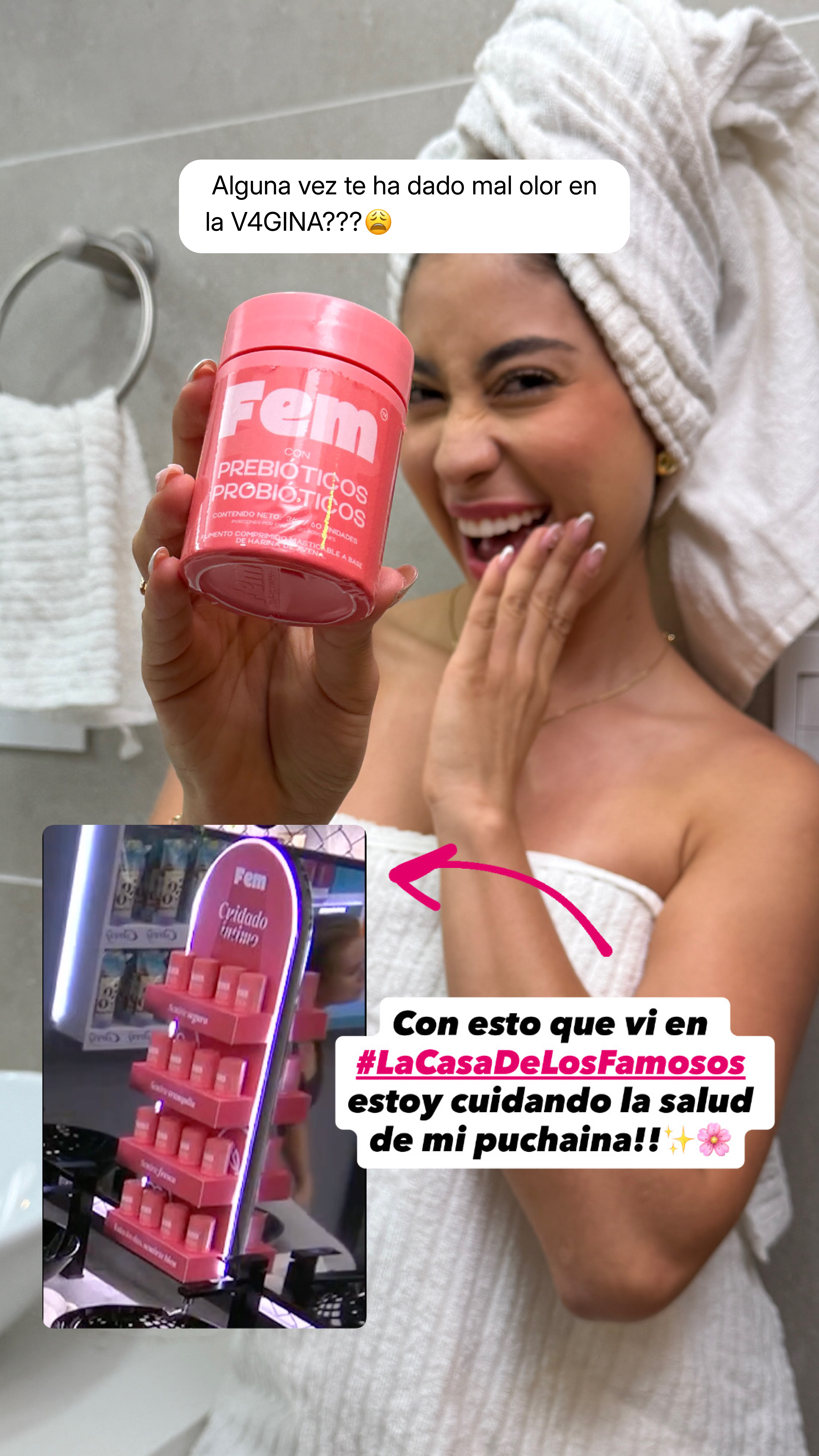 Fem Probiotics Facebook ad