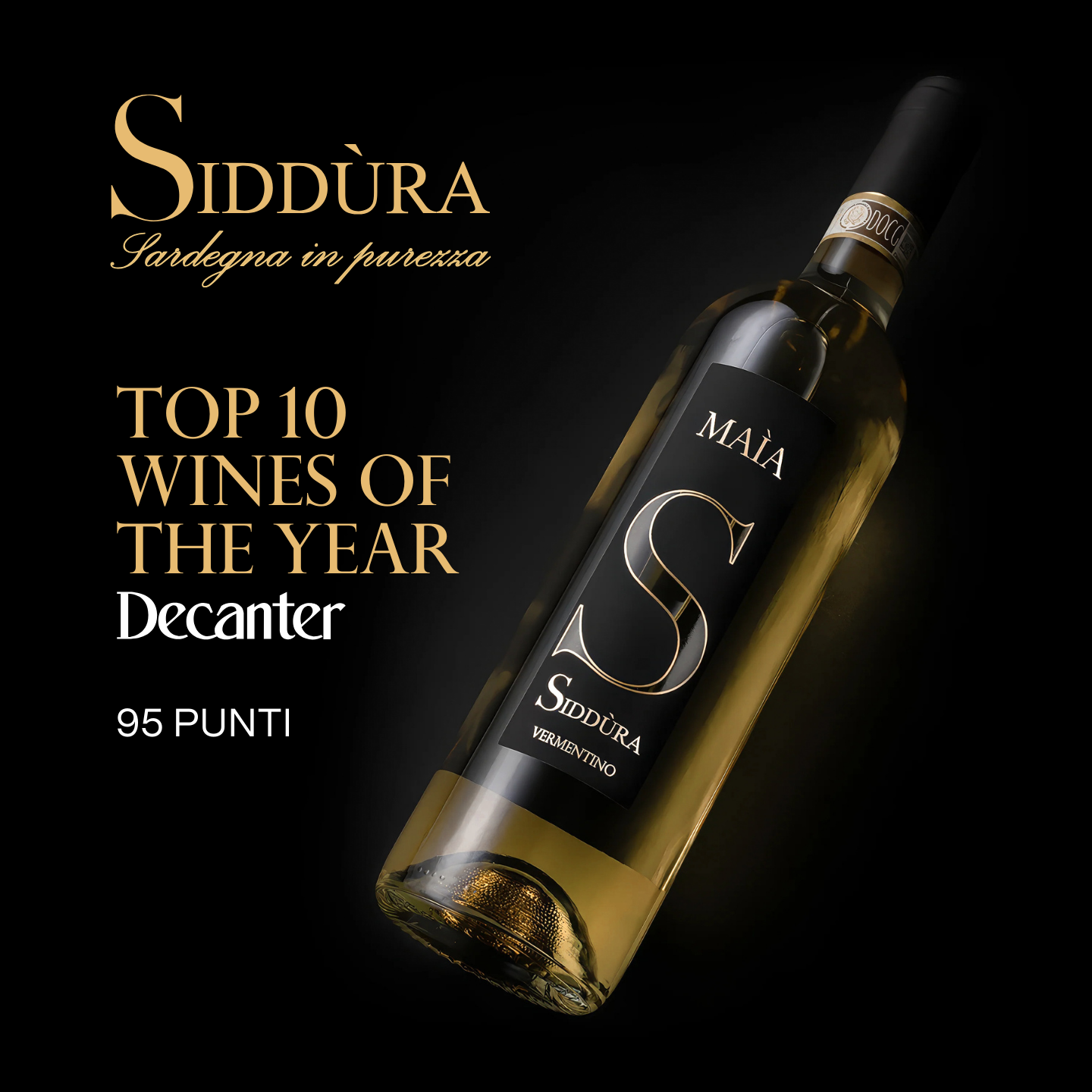 Siddura Facebook ad: MAÌA di Siddùra nella TOP 10 Wines of…