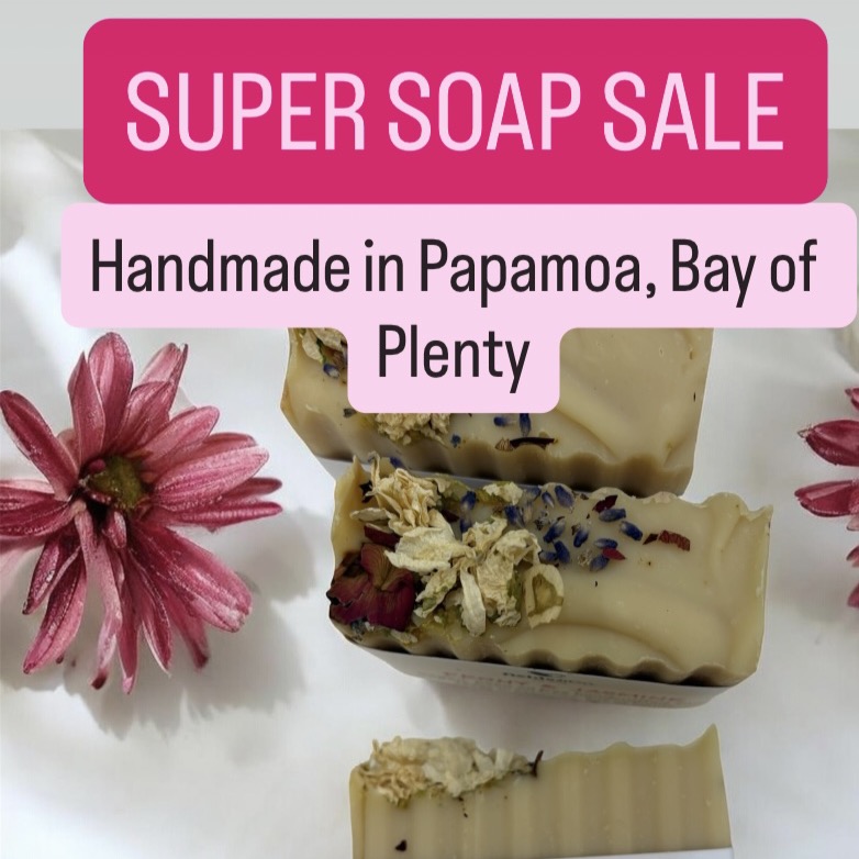 Fields & Co Facebook ad: Super Soap & Body Bar Sale 25% off…
