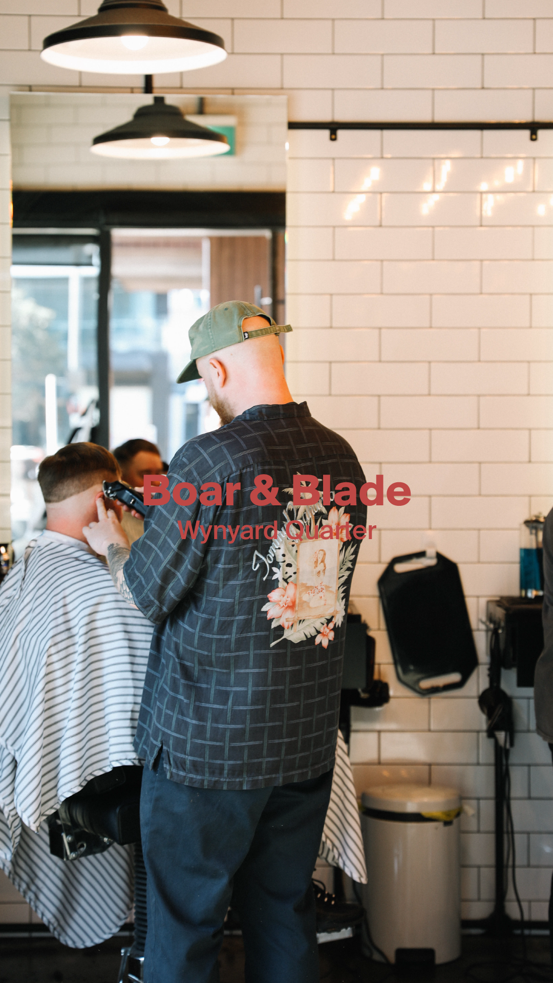 Boar & Blade Facebook ad: Your local barbershop, and staple in your self-care…