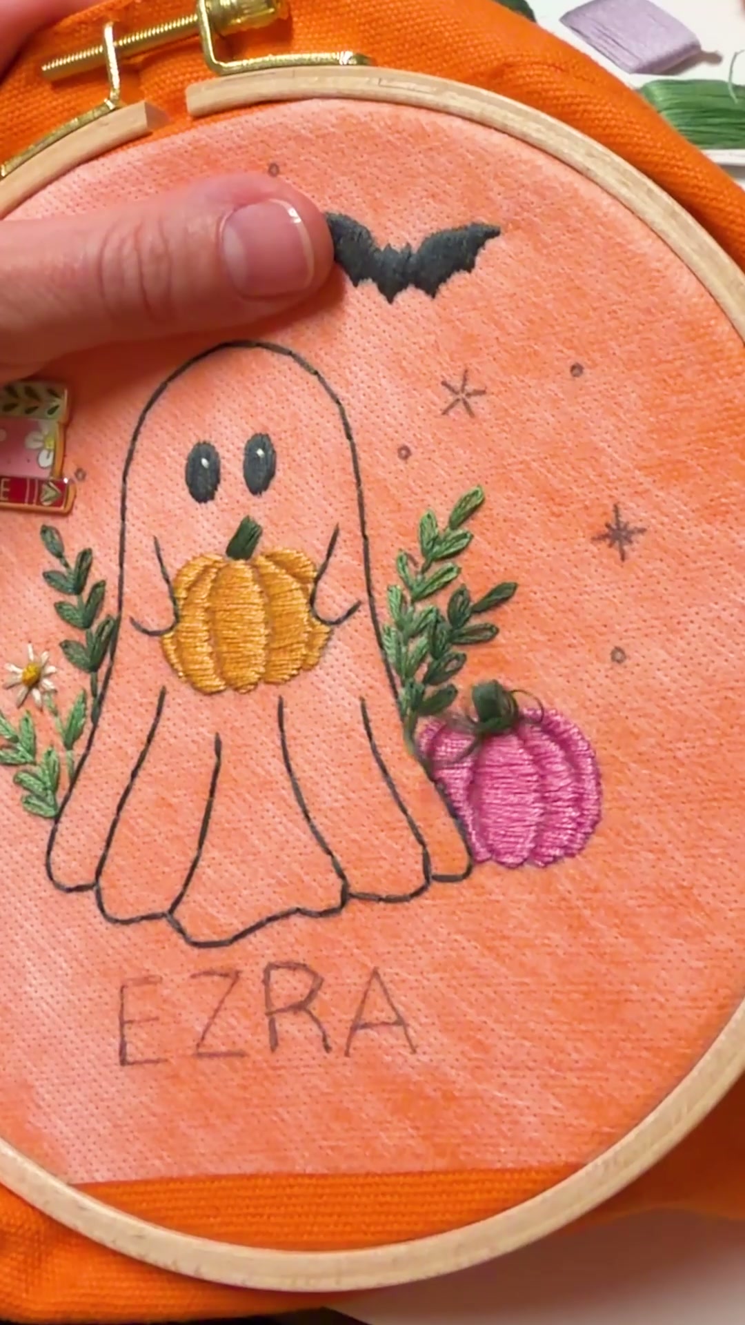 Clever Poppy Facebook ad: Embroidery Kit for Beginners