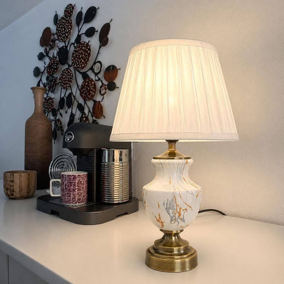 Edema Stores Facebook ad: Upgrade your space with our elegant table lamps