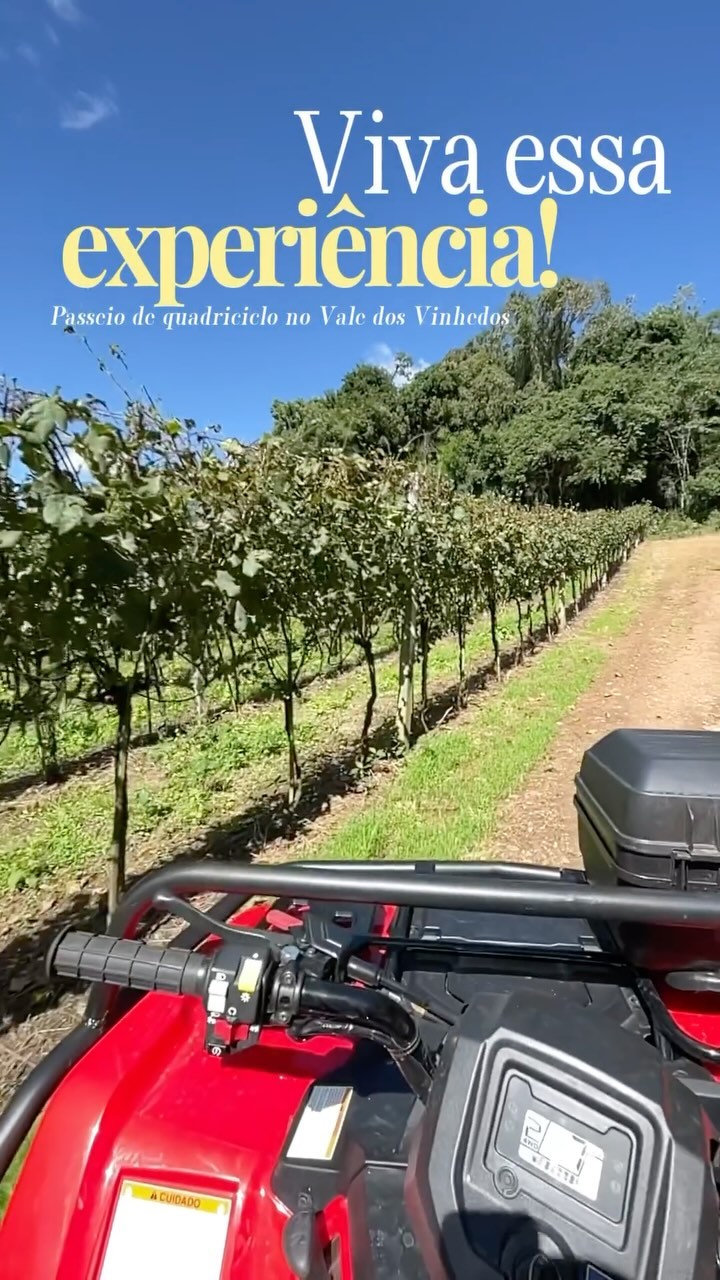 Gasper Vale dos Vinhedos Adventure Facebook ad: Passeio de quadriciclo entre os vinhedos?