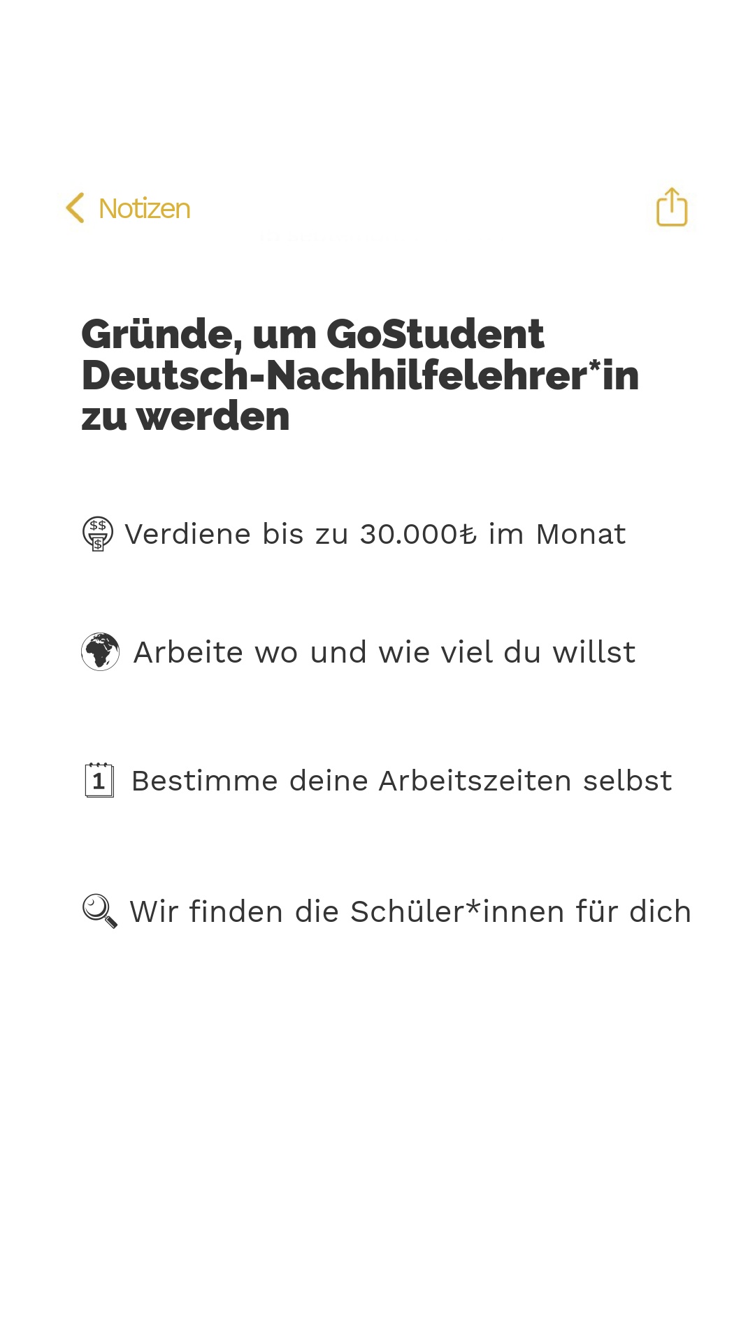 GoStudent Facebook ad