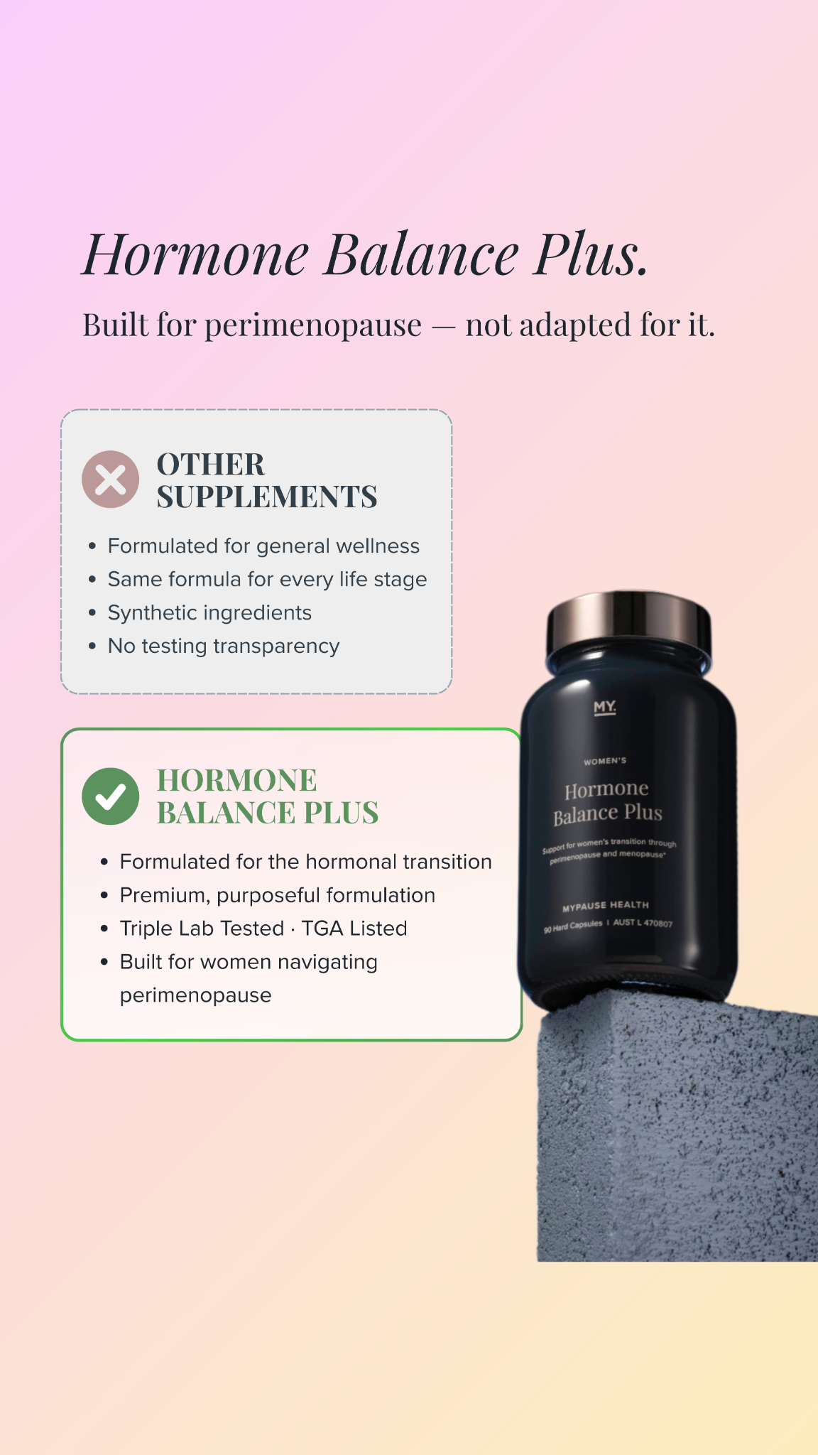 MyPause Health Facebook ad