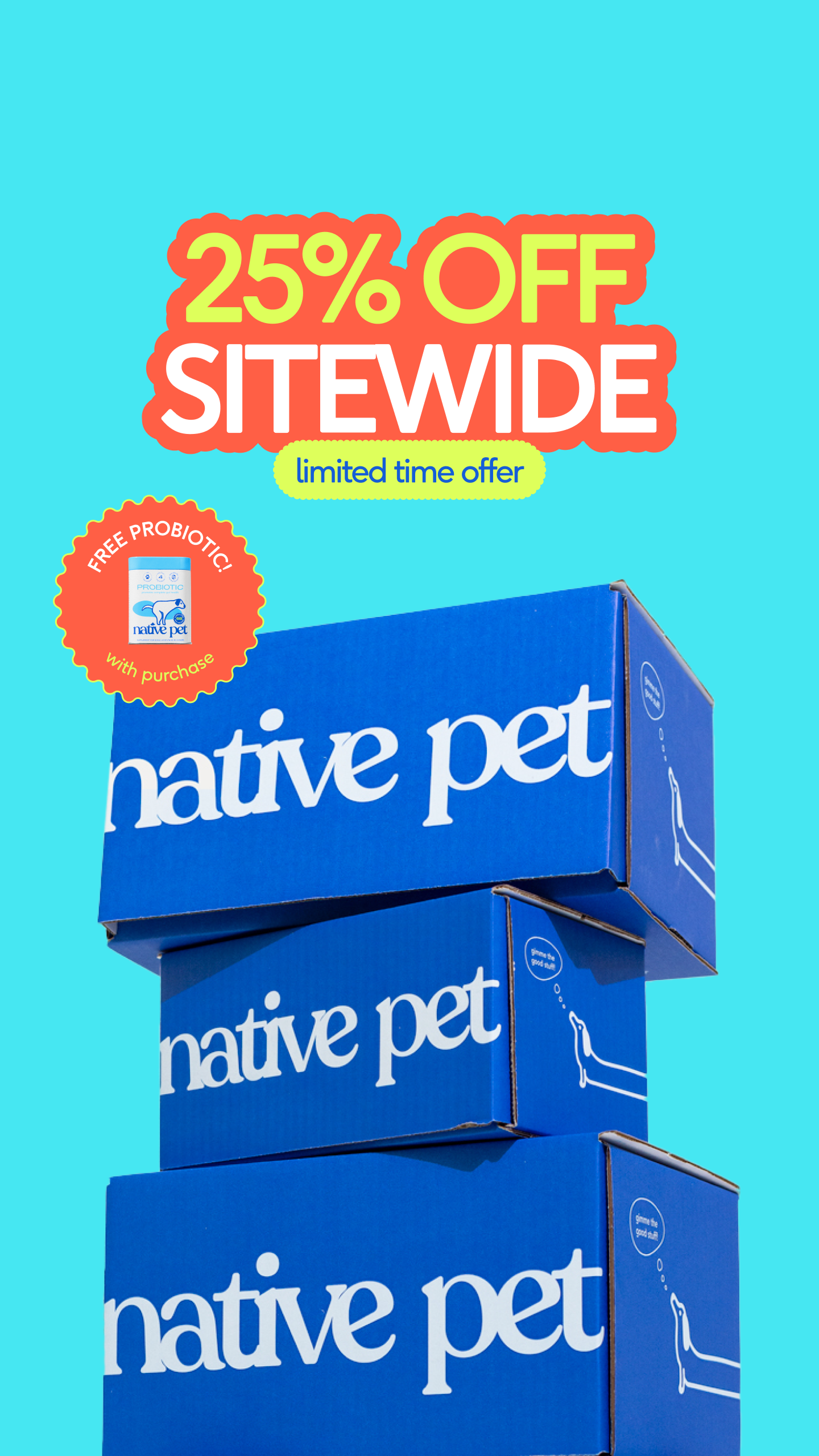 Native Pet Facebook ad