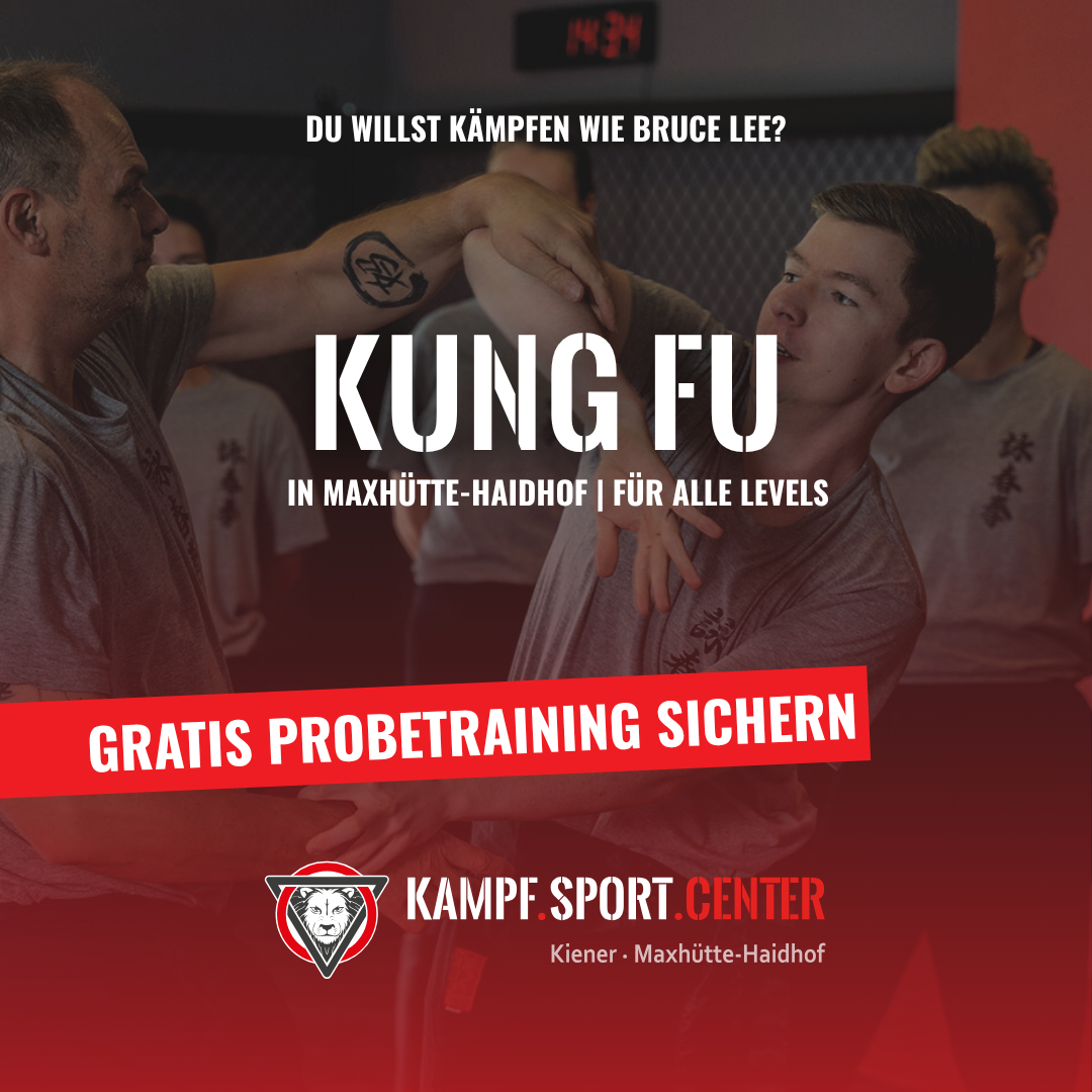 Kampf.Sport.Center Kiener Facebook ad: Kung Fu Kurse für Erwachsene in Maxhütte-Haidhof