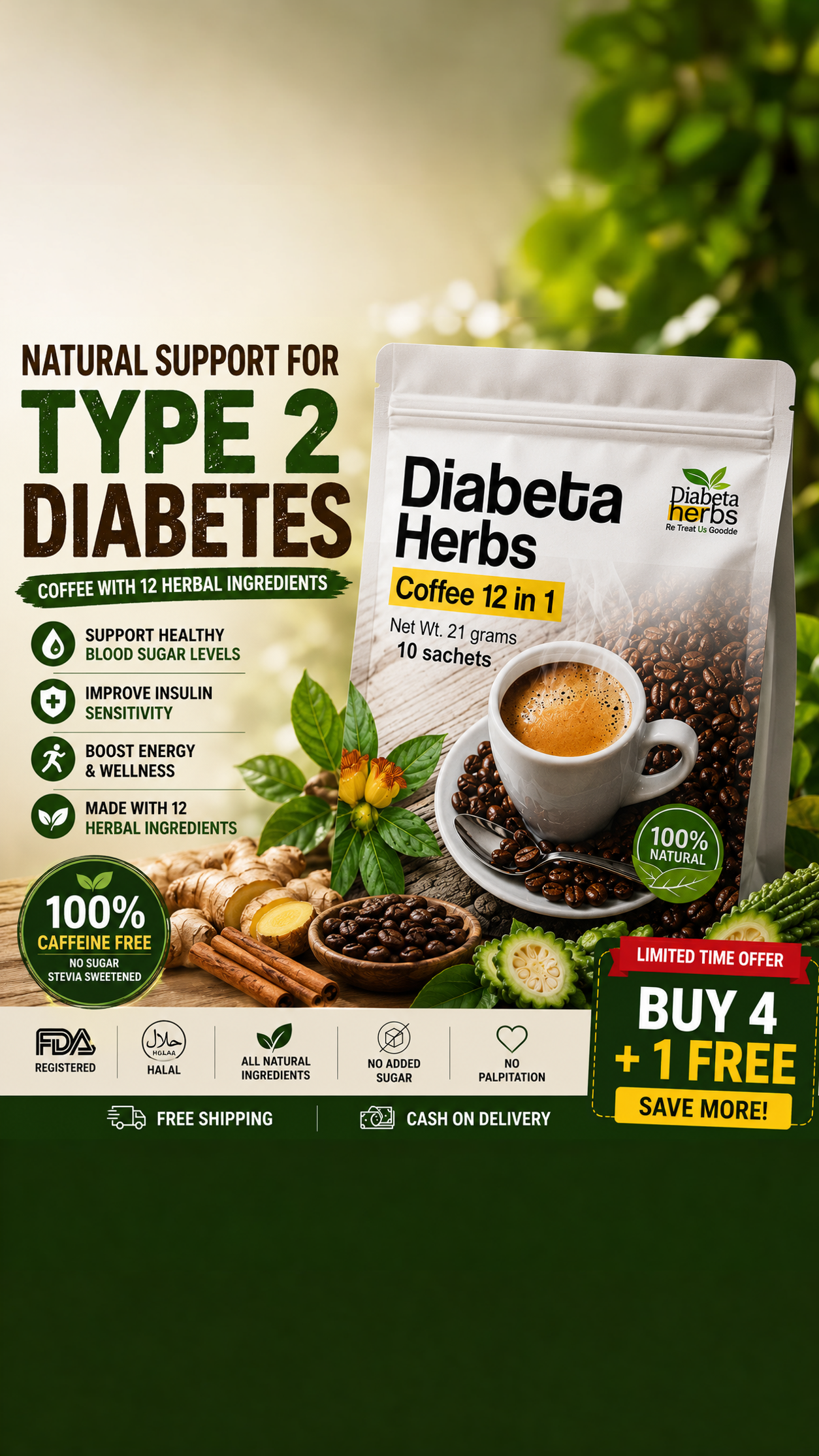 Diabetaherbs - MAIN STORE Facebook ad