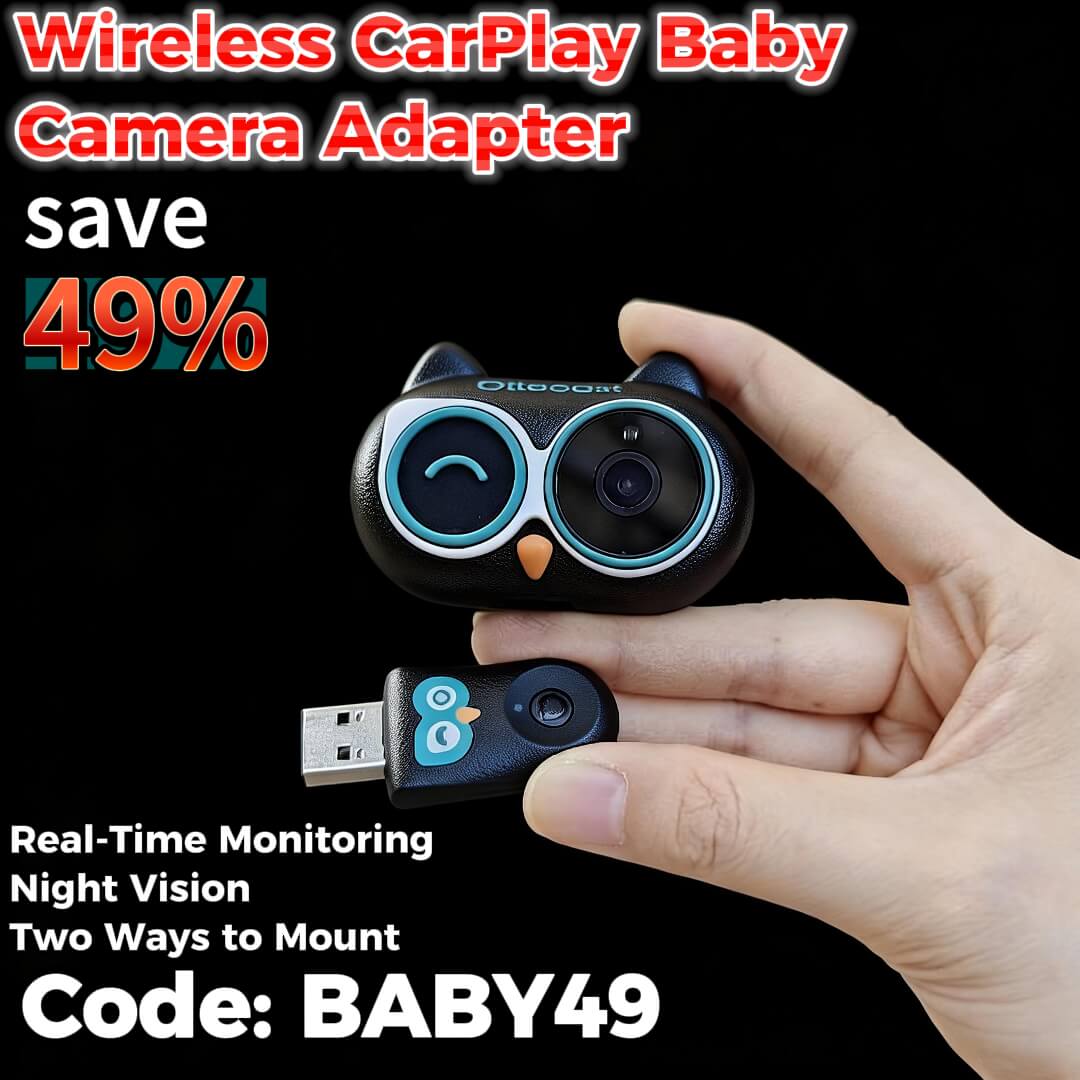 Ottoscreen Facebook ad: Cabin Care Car Adapter Wireless CarPlay and Real-time…