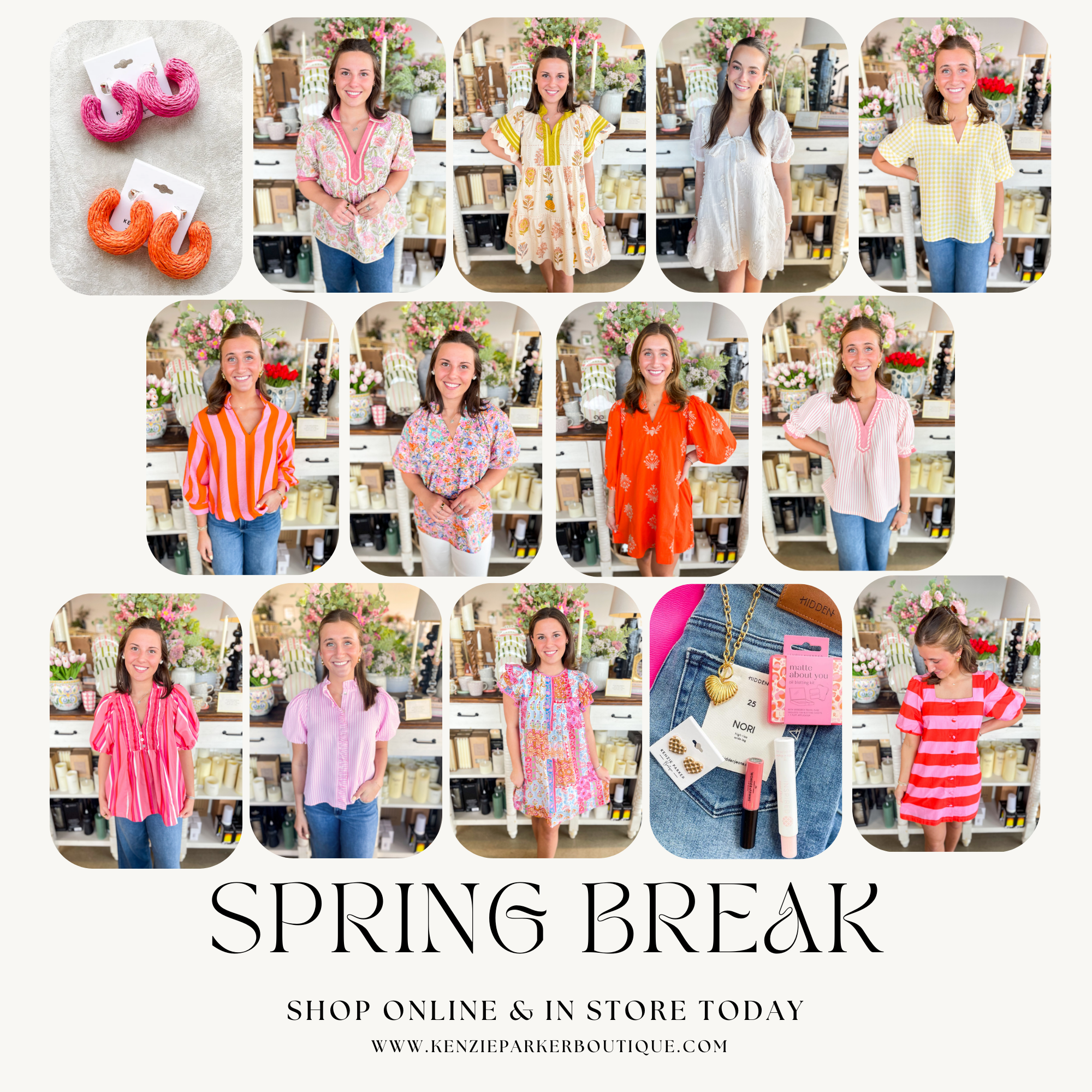 Kenzie Parker Boutique "A Clothing & Home Boutique" Facebook ad
