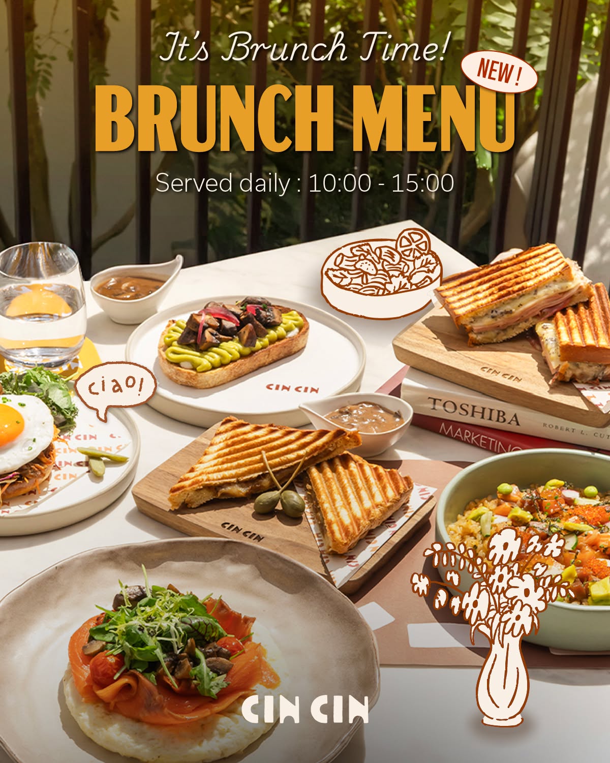CINCIN - Brunch l Dinner & Wine Facebook ad: New Brunch Menu, Now Serving at CINCIN!