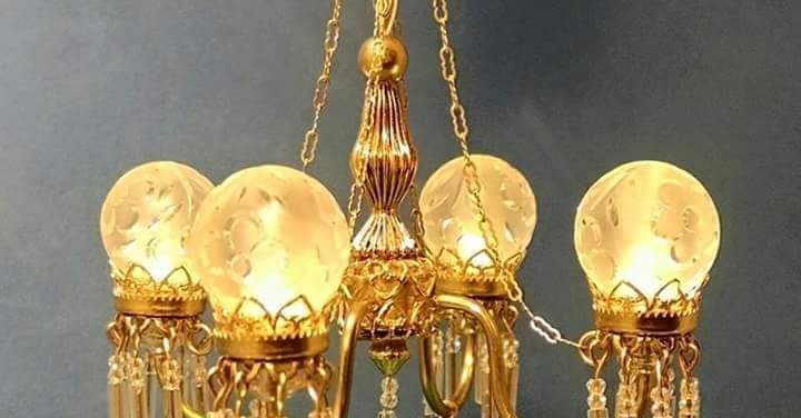 Lighting Bug Ltd Facebook ad: Exquisite hand-crafted lighting for dollhouse miniatures…