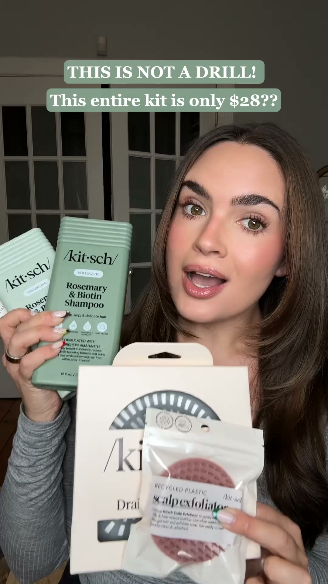 Kitsch Facebook ad: FREE Spring Welcome Kit