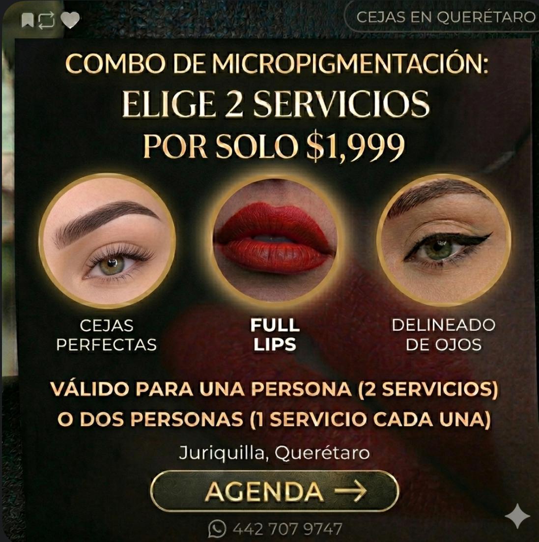Cejas en Querétaro Facebook ad: Chatea con nosotros