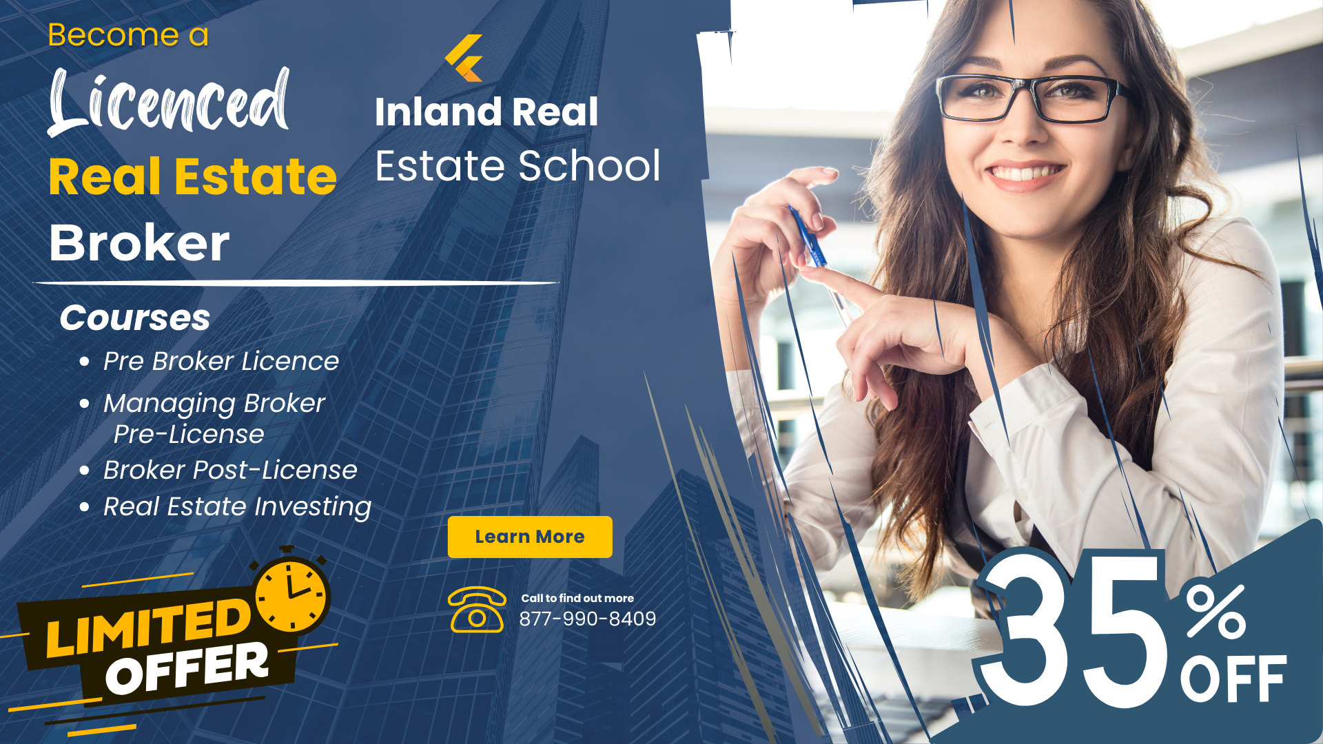 Inland Real Estate School, Inc. Facebook ad