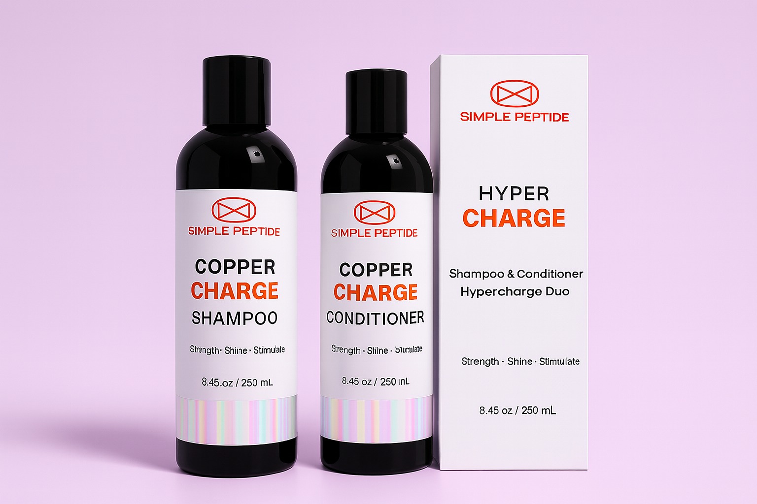 Simple Peptide Facebook ad: Discover premium creams, shampoos, and conditioners…