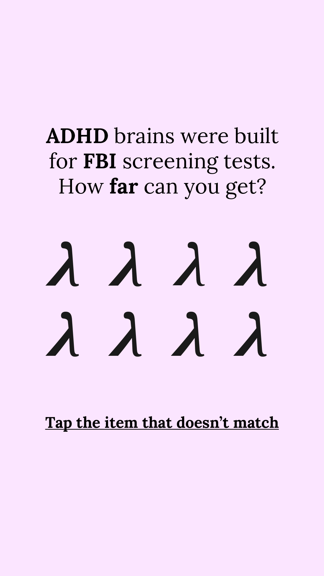 Brain Health Check Facebook ad