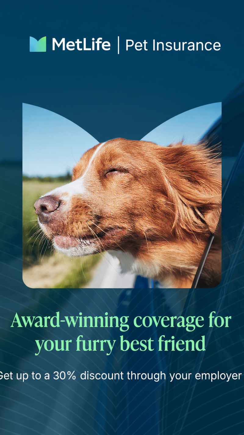 MetLife Pet Insurance Facebook ad