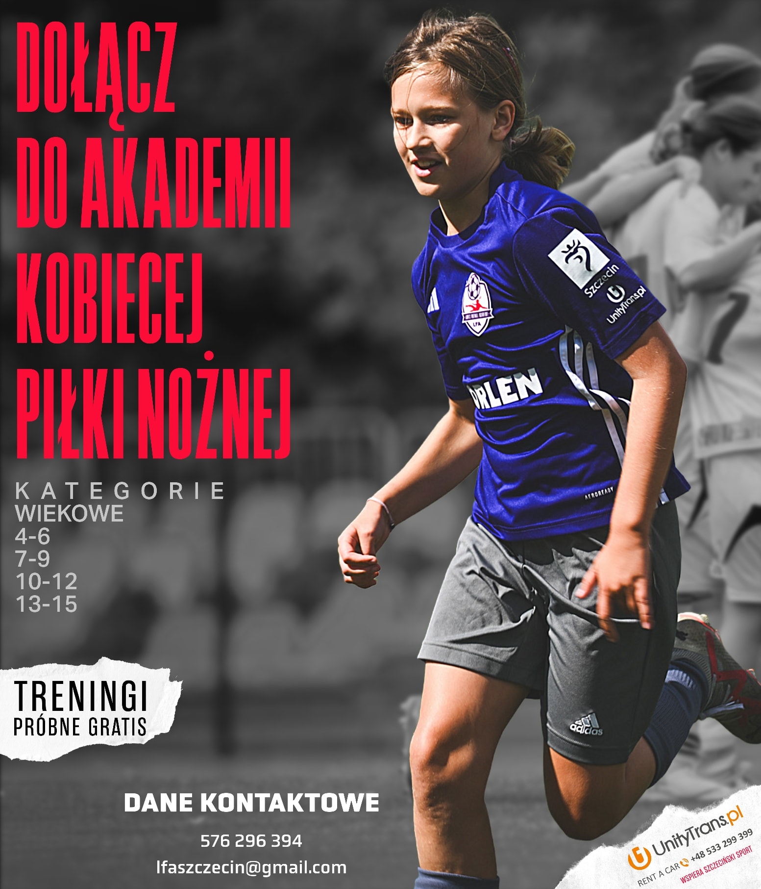 LFA Szczecin - Piłka Nożna Kobiet Facebook ad: LFA SZCZECIN