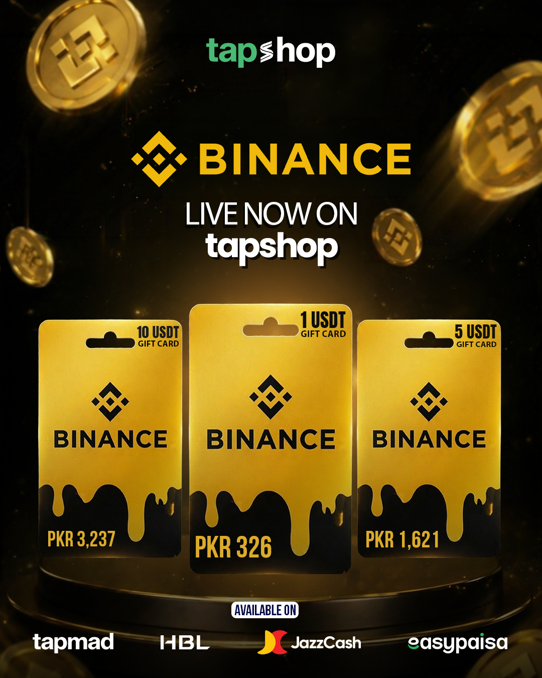 Tapshop Facebook ad