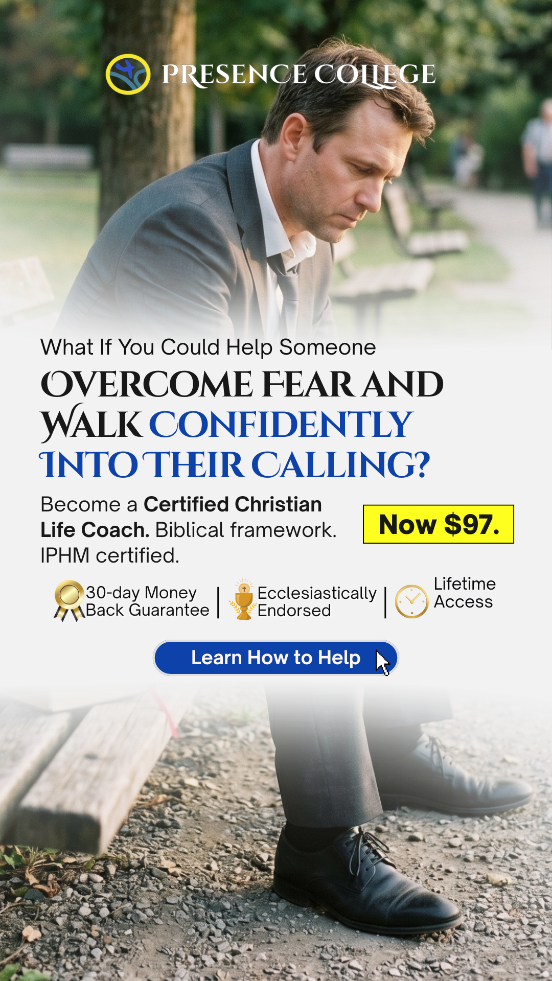 Presence College Facebook ad