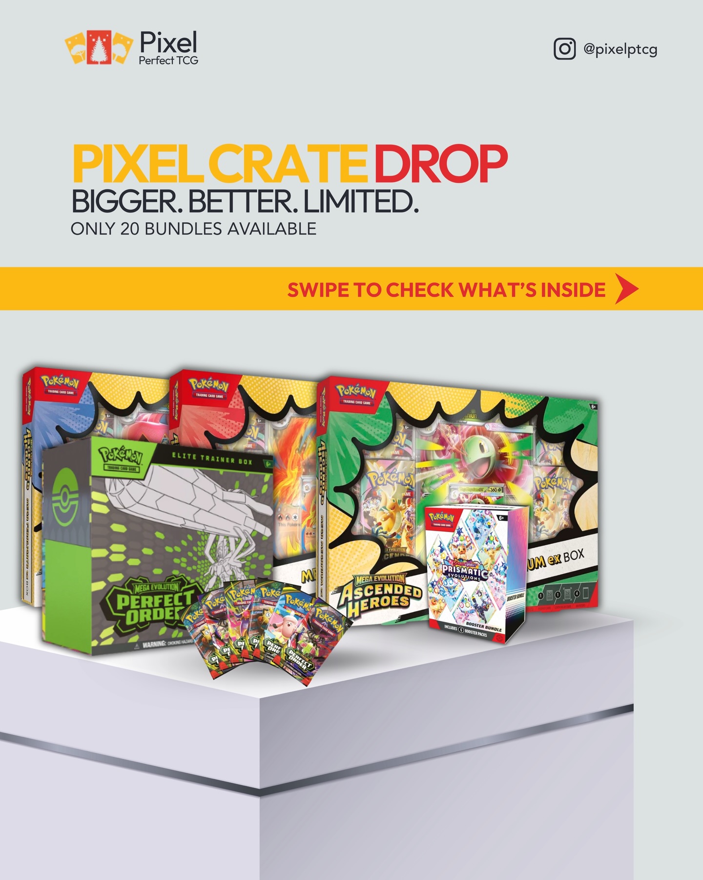 Pixel Perfect TCG Facebook ad
