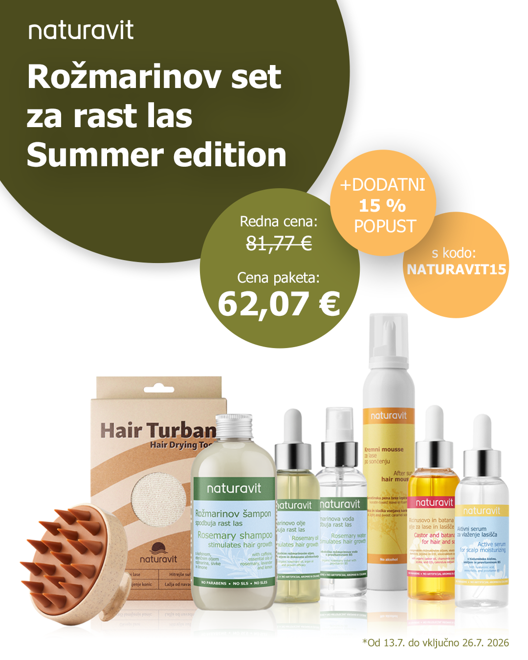 Naturavit kozmetika Facebook ad