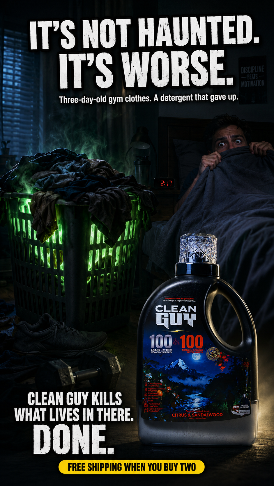 Clean Guy Facebook ad