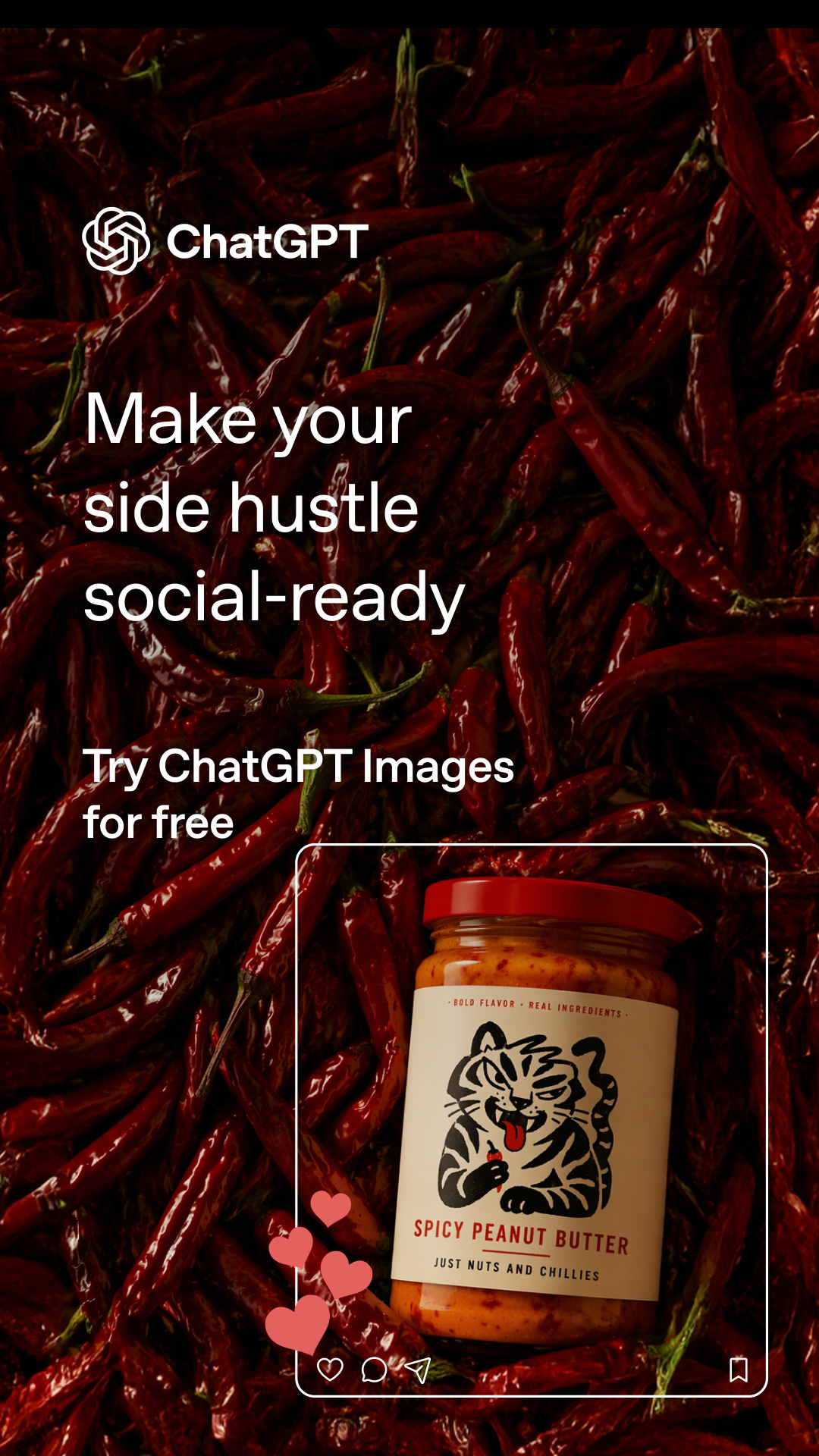 ChatGPT Facebook ad