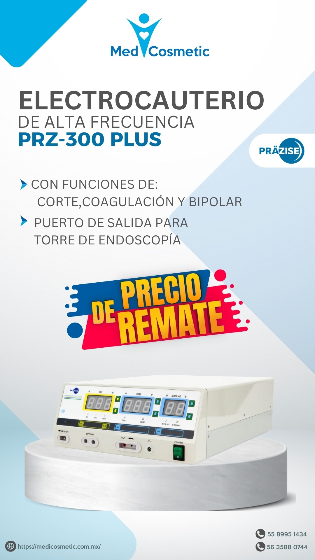 Medicosmeticmx Facebook ad from Apr 24, 2025