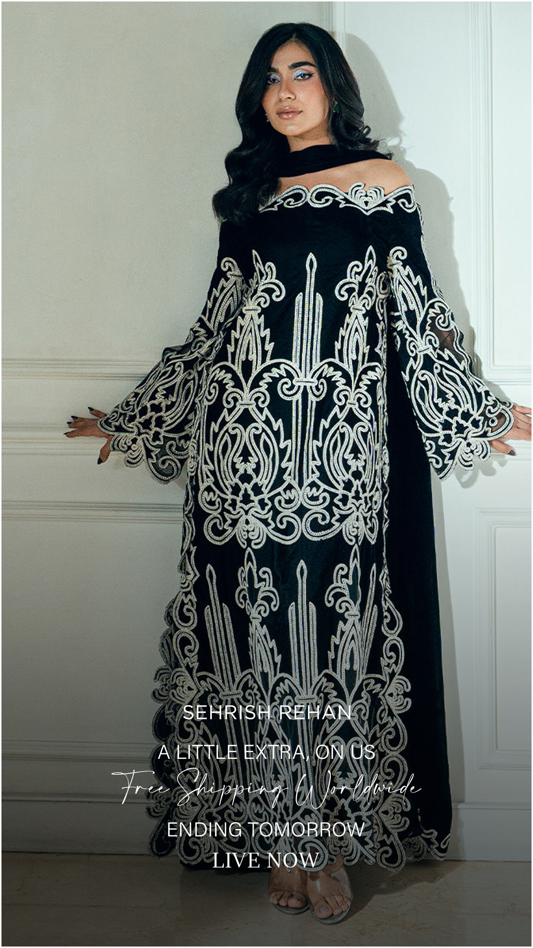 Sehrish Facebook ad: ENDING TOMORROW! Shop Now!