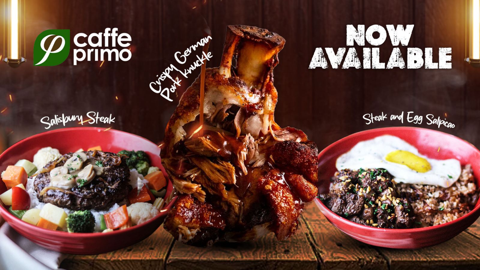 Caffe Primo - Naga City Facebook ad: Savor the depth of flavor in every bite…