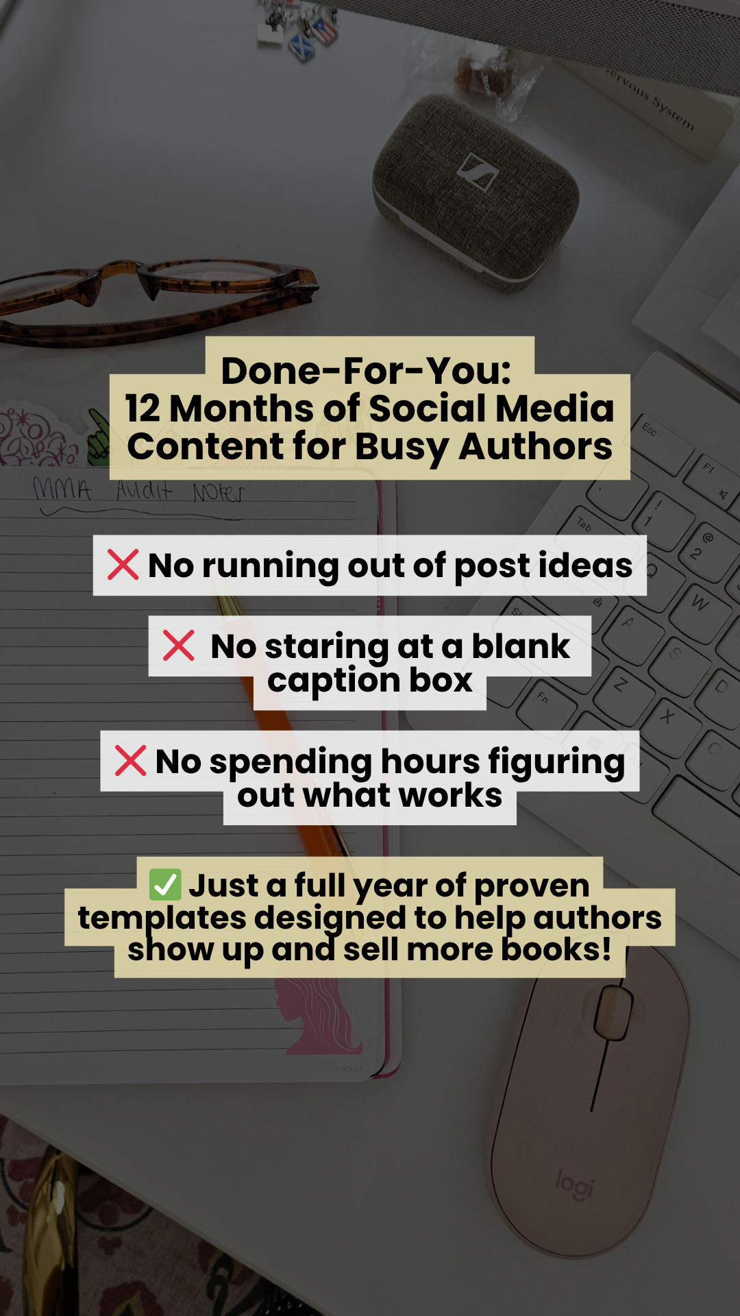 Marketing by Shelby: Social Media for Authors & Creatives Facebook ad