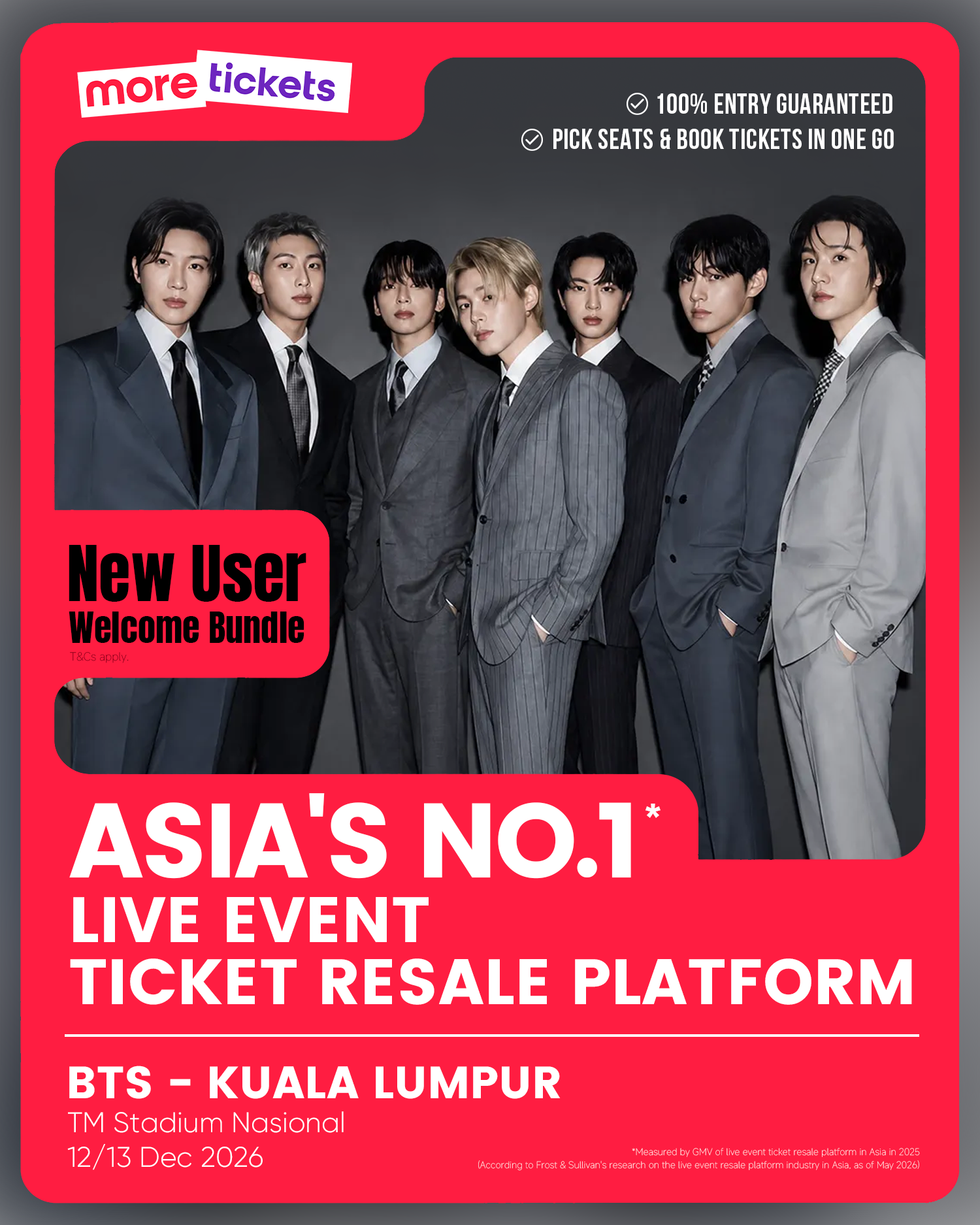 MoreTickets Facebook ad: MoreTickets | Asia's No.1 Live Event Ticket Resale…