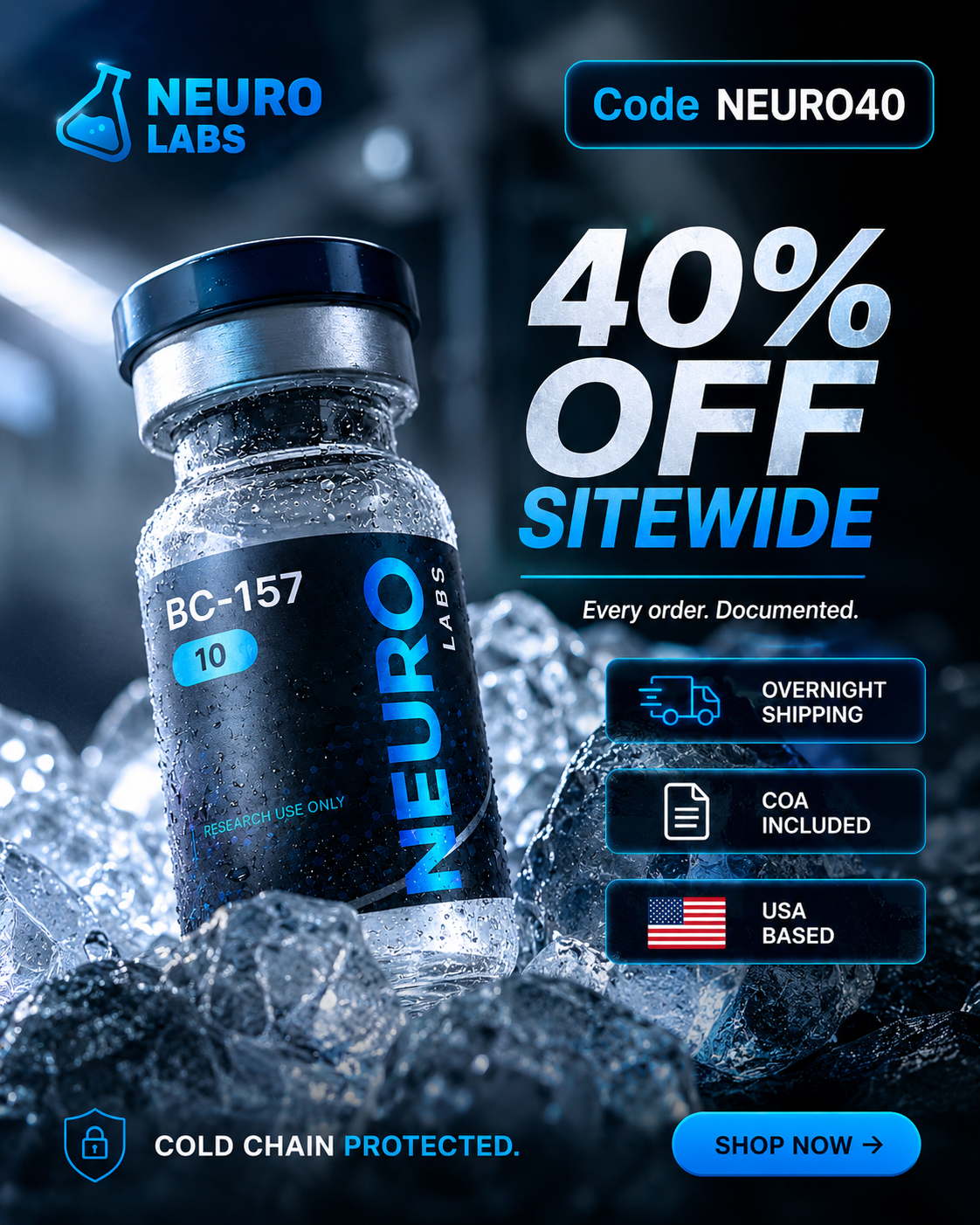 Neuro Labs Facebook ad: 2026 US Source | Sitewide Savings!