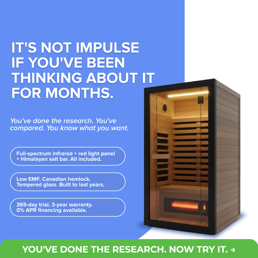 Health Essentials Review Facebook ad: Top 5 Saunas Of 2026